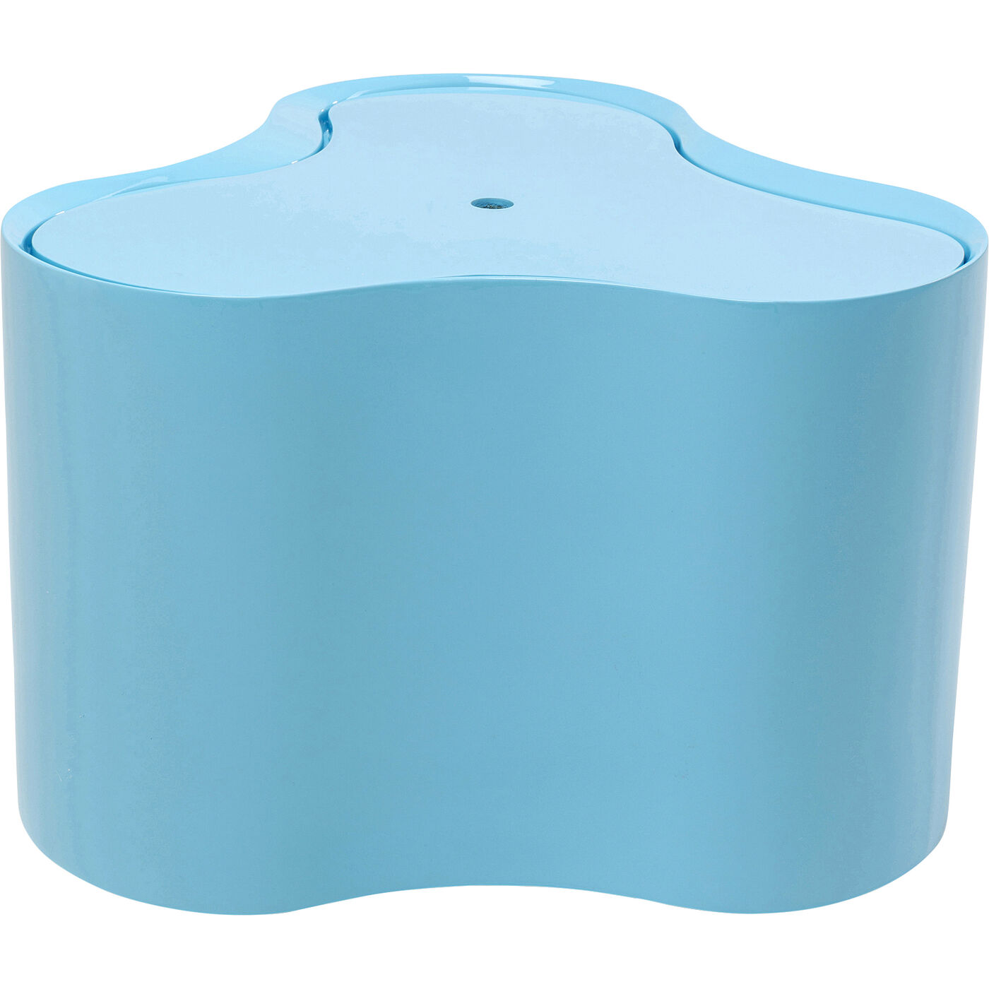 Стол приставной KARE x Karim Rashid Lotus Light Blue 35 см