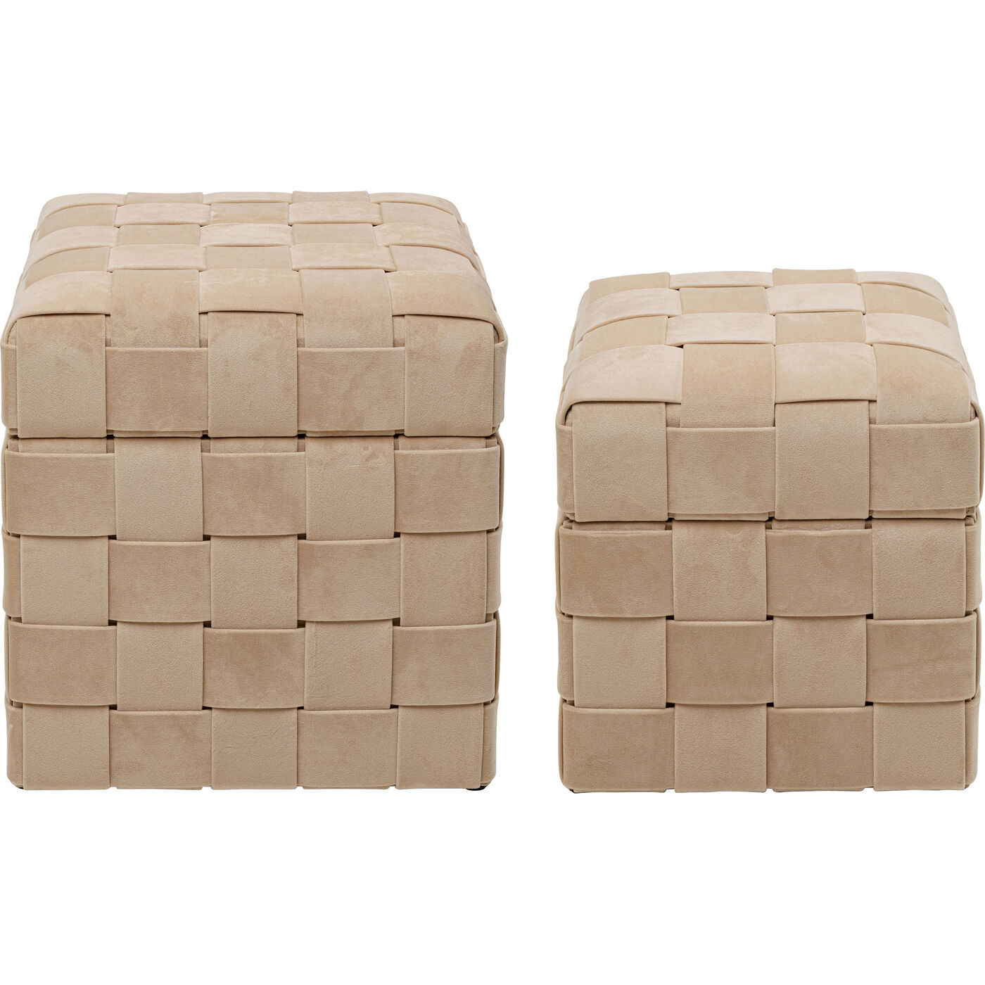 Пуф Weave Beige (2/Set)