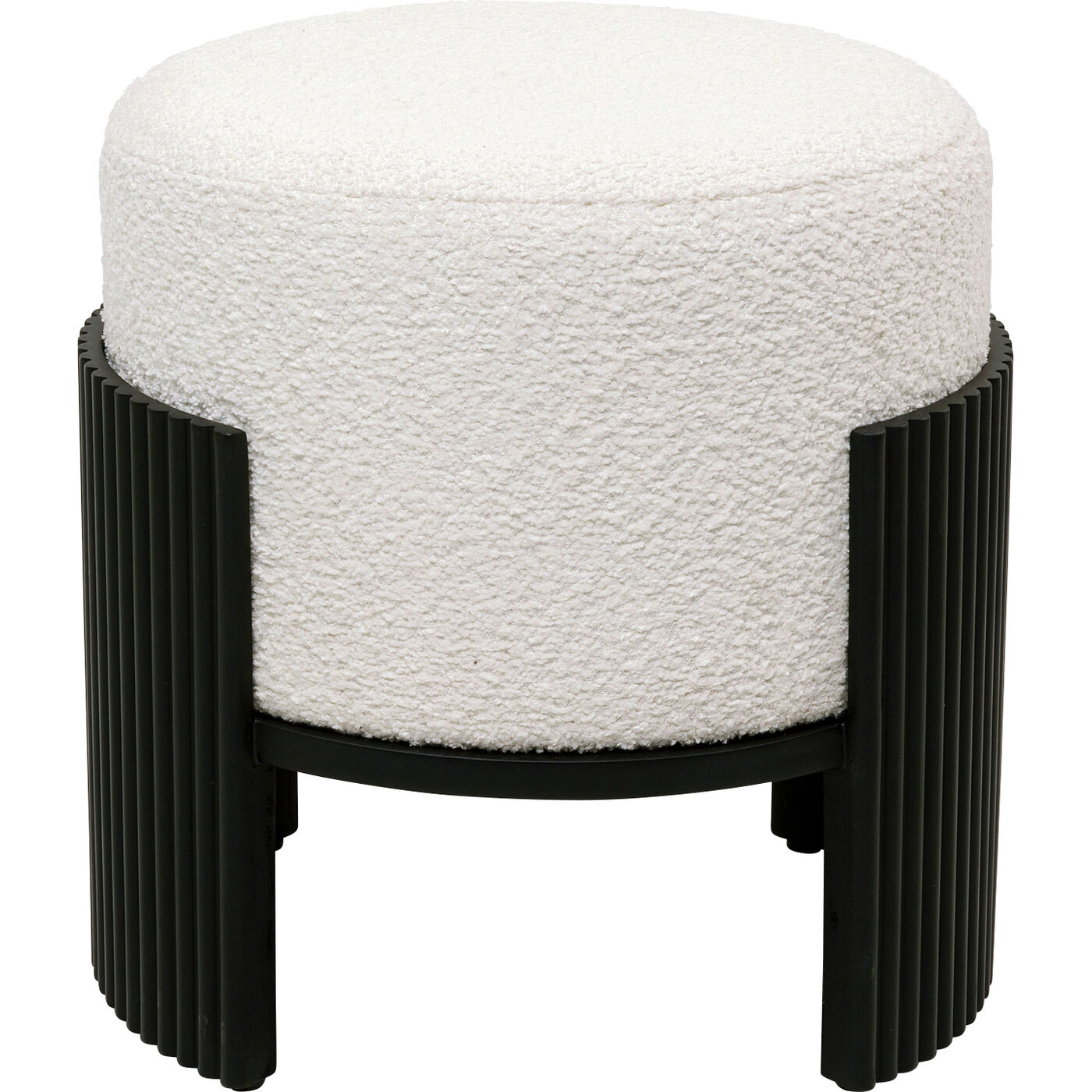 Пуф Samu Black Ø43cm