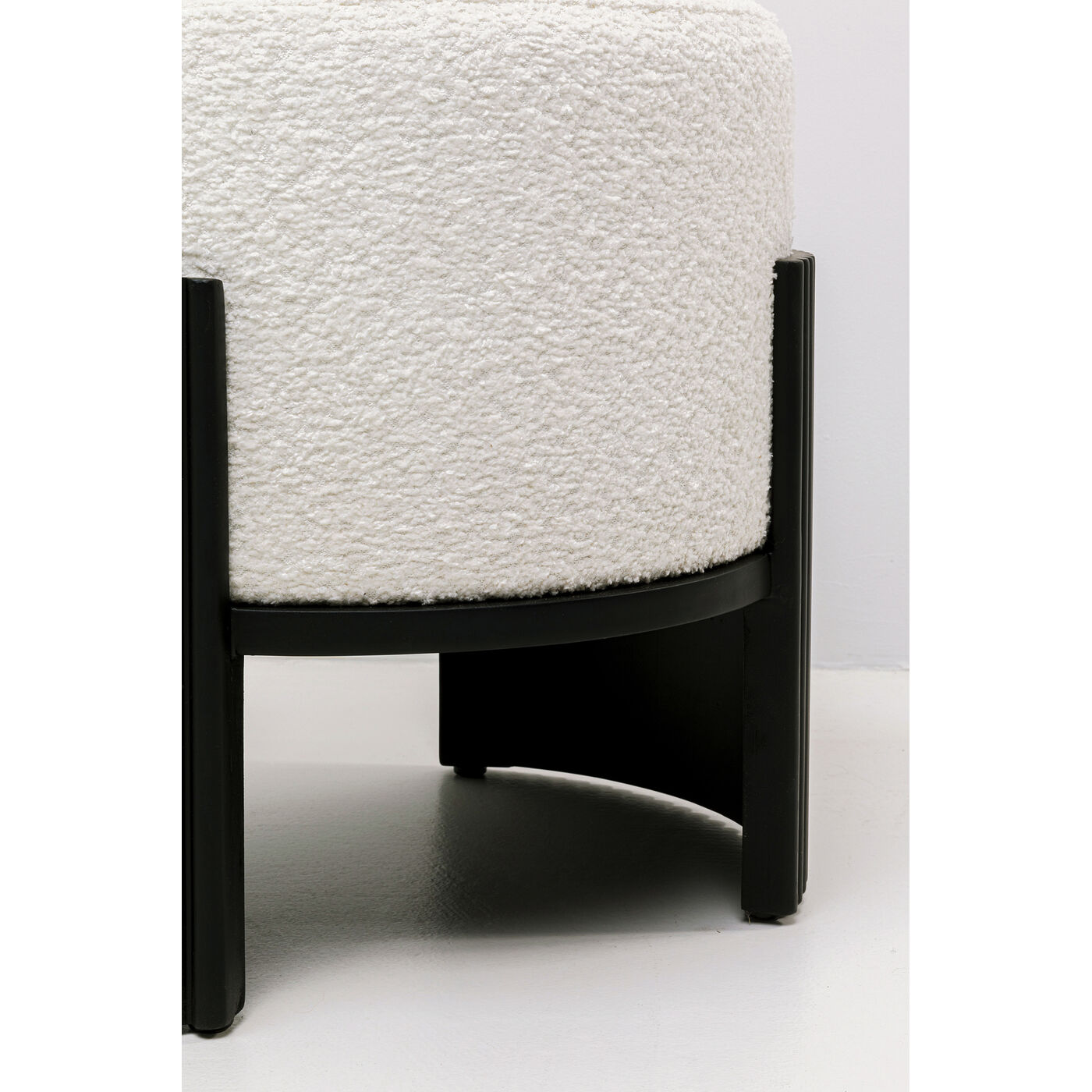 Пуф Samu Black Ø43cm