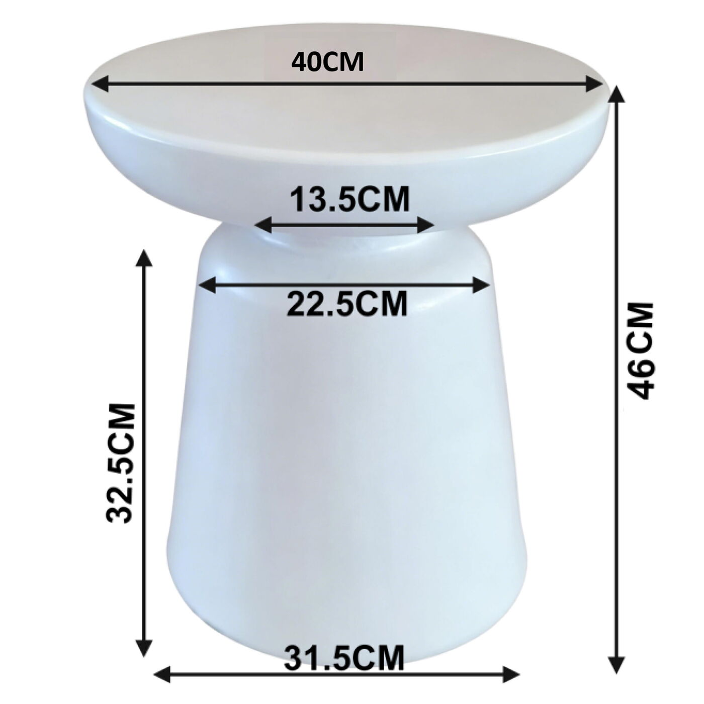 Стол приставной Paco Ø41cm
