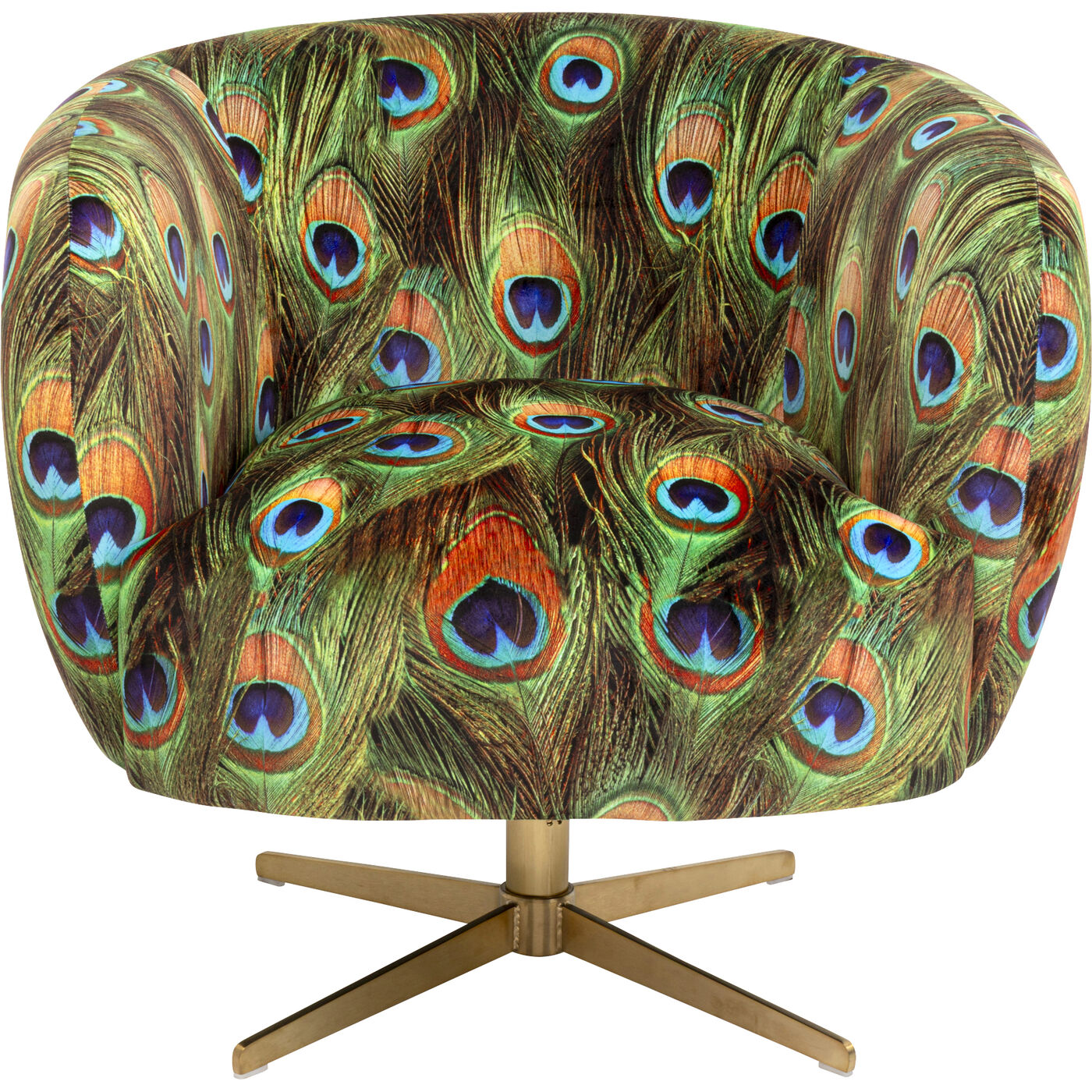 Кресло вращающееся Peony Peacock