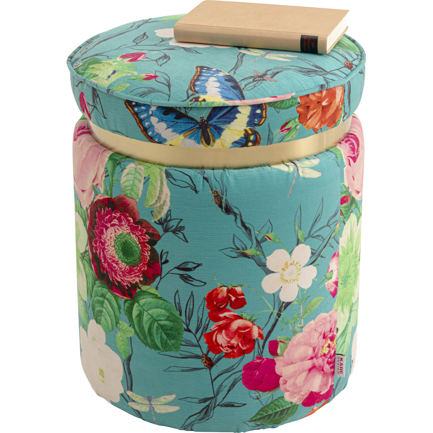 Пуф Flower Fever Blue Ø39cm