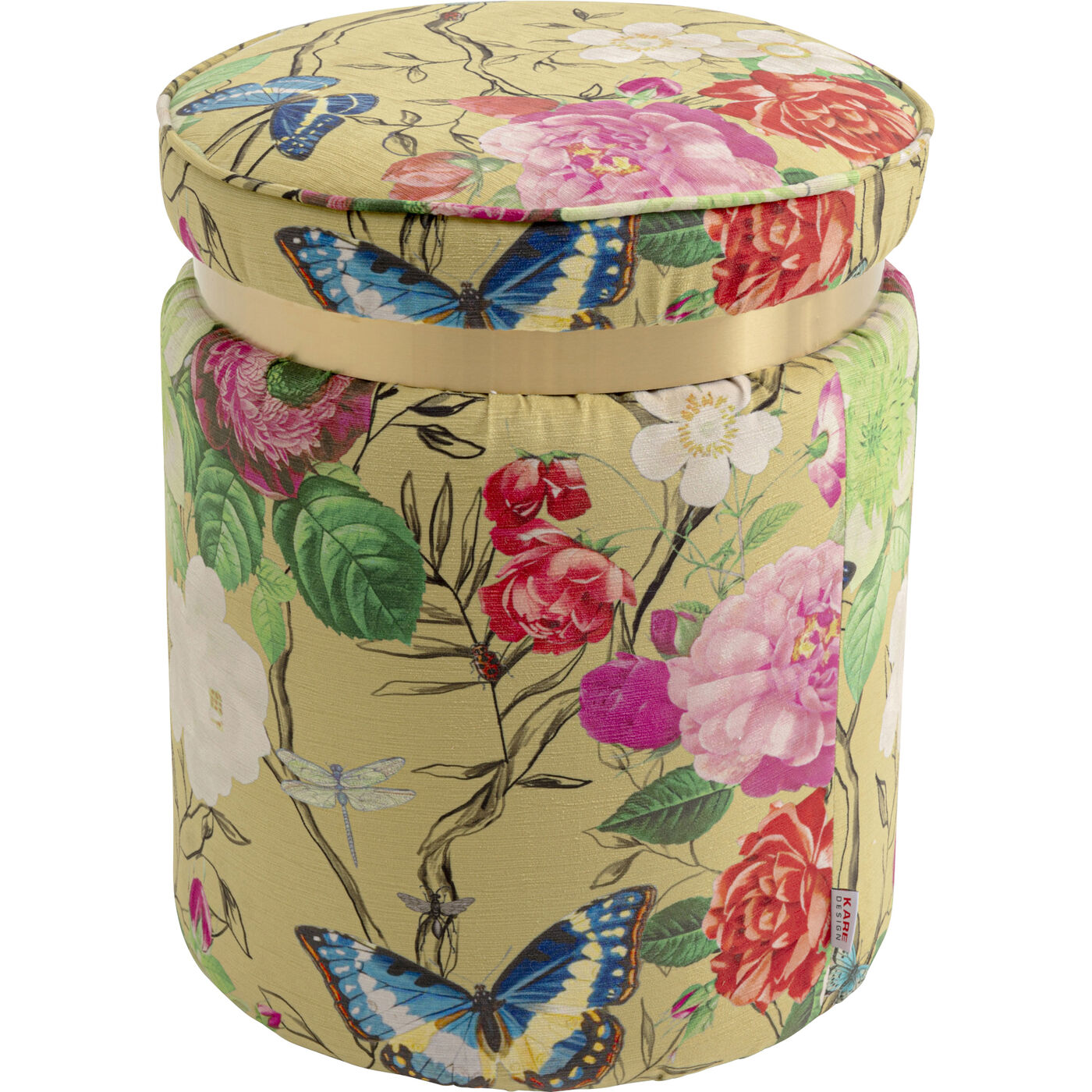 Пуф Flower Fever Yellow Ø39cm