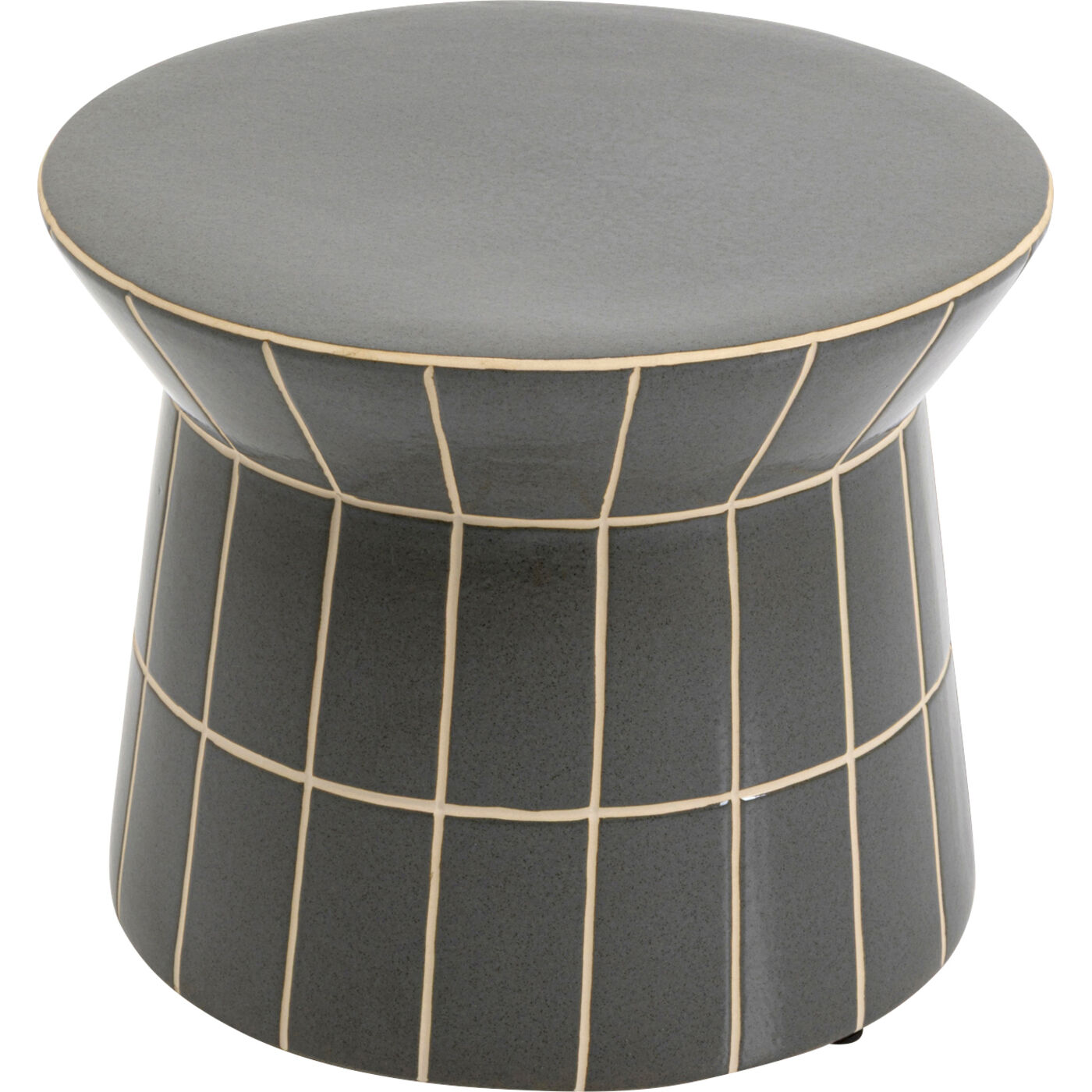 Стол приставной Bliss Tile Rim Blue Ø38cm