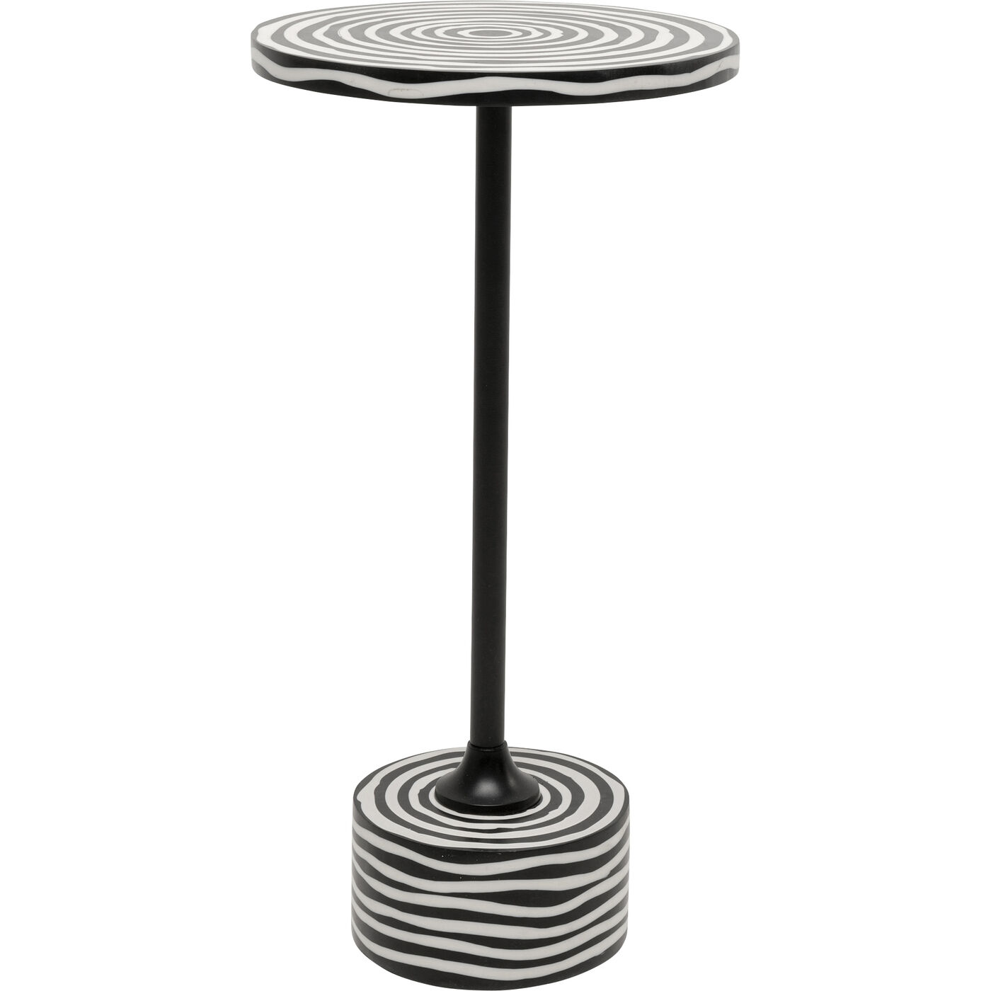 Стол приставной Domero Swirl Black Ø25cm