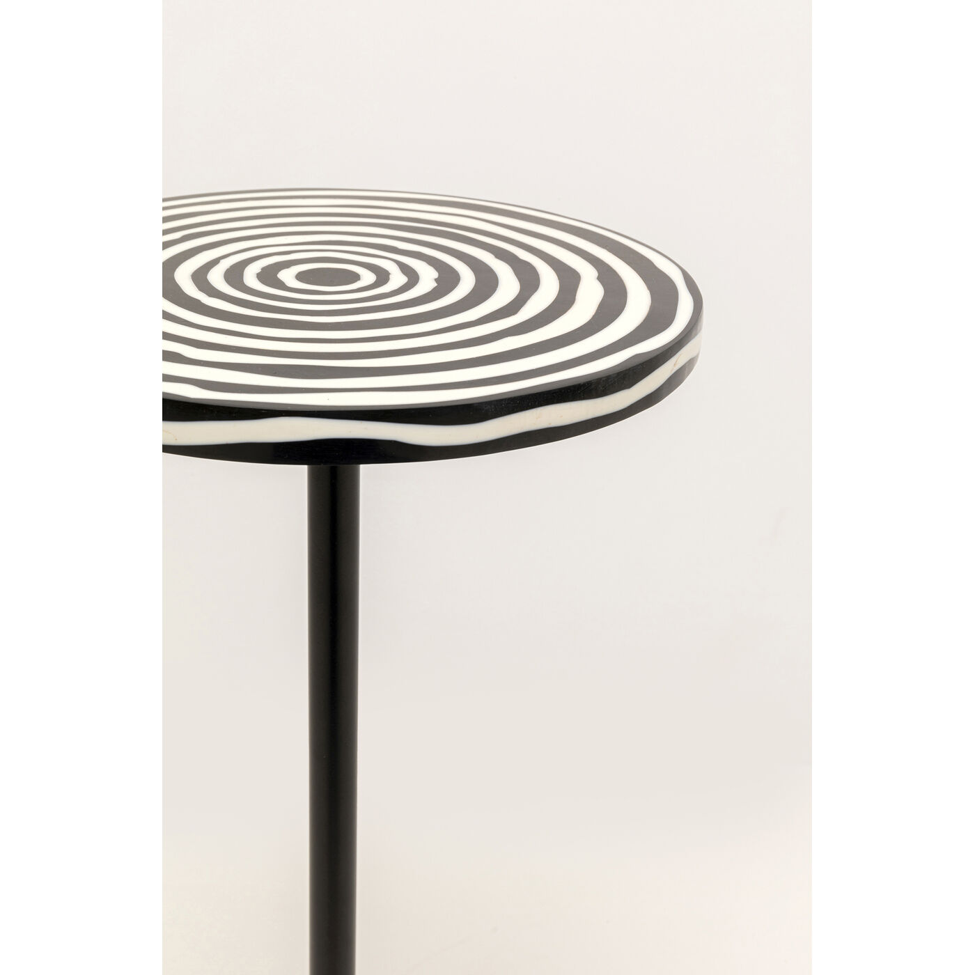 Стол приставной Domero Swirl Black Ø25cm