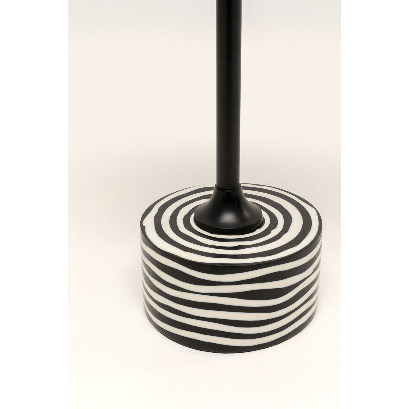 Стол приставной Domero Swirl Black Ø25cm