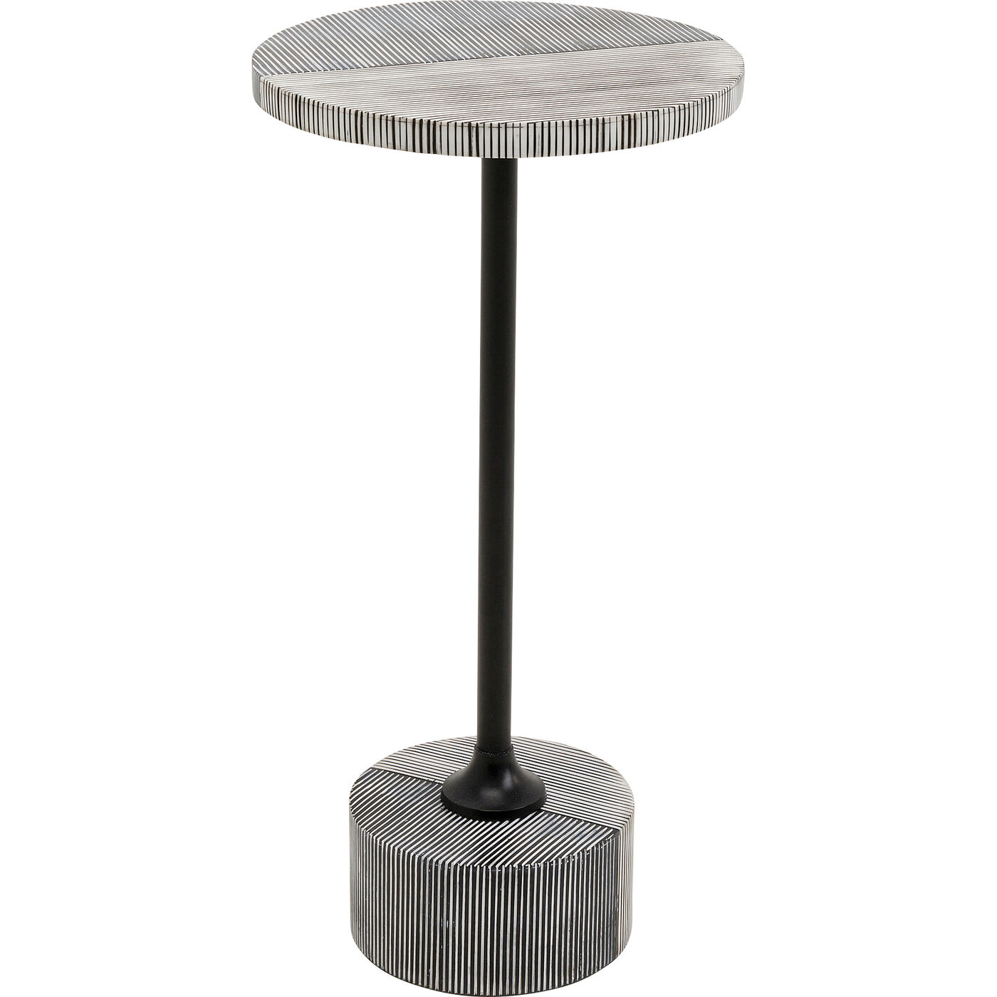Стол приставной Domero Double Black Ø25cm