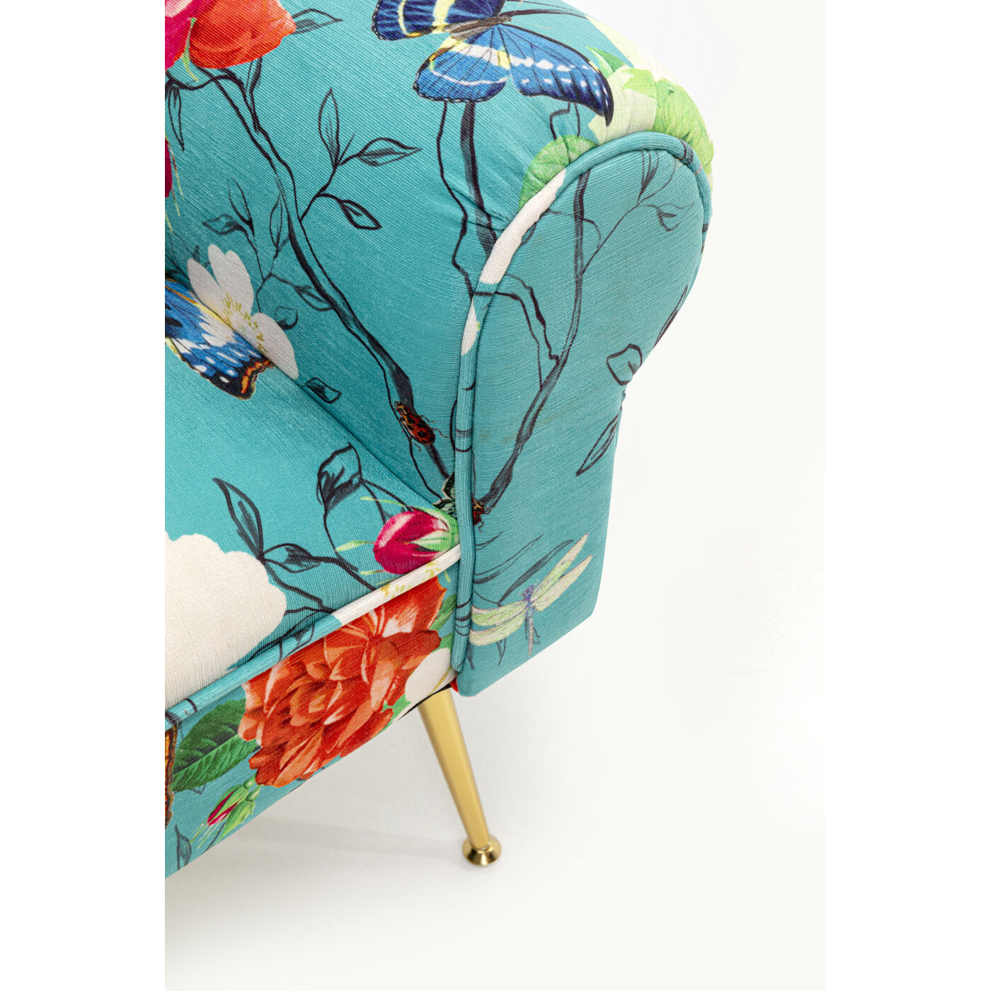 Скамья Wing Flower Fever Blau 100cm