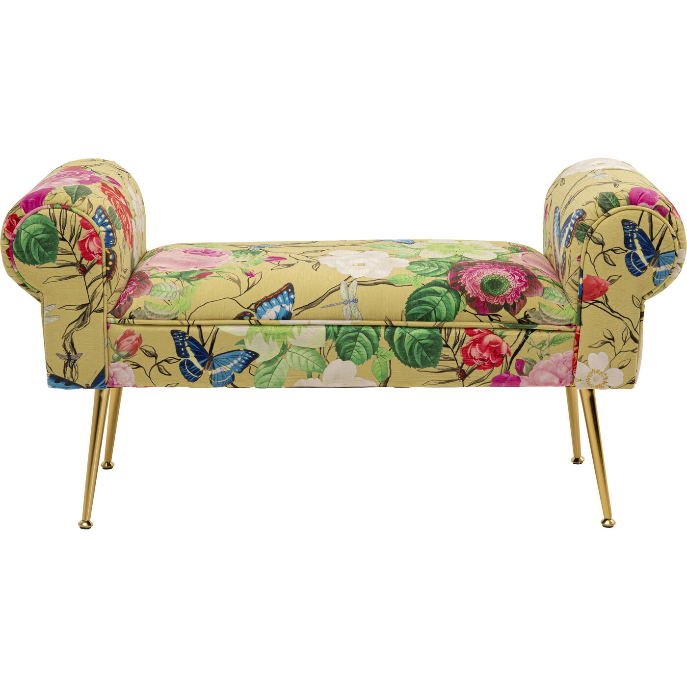Скамья Wing Flower Fever Yellow 100cm