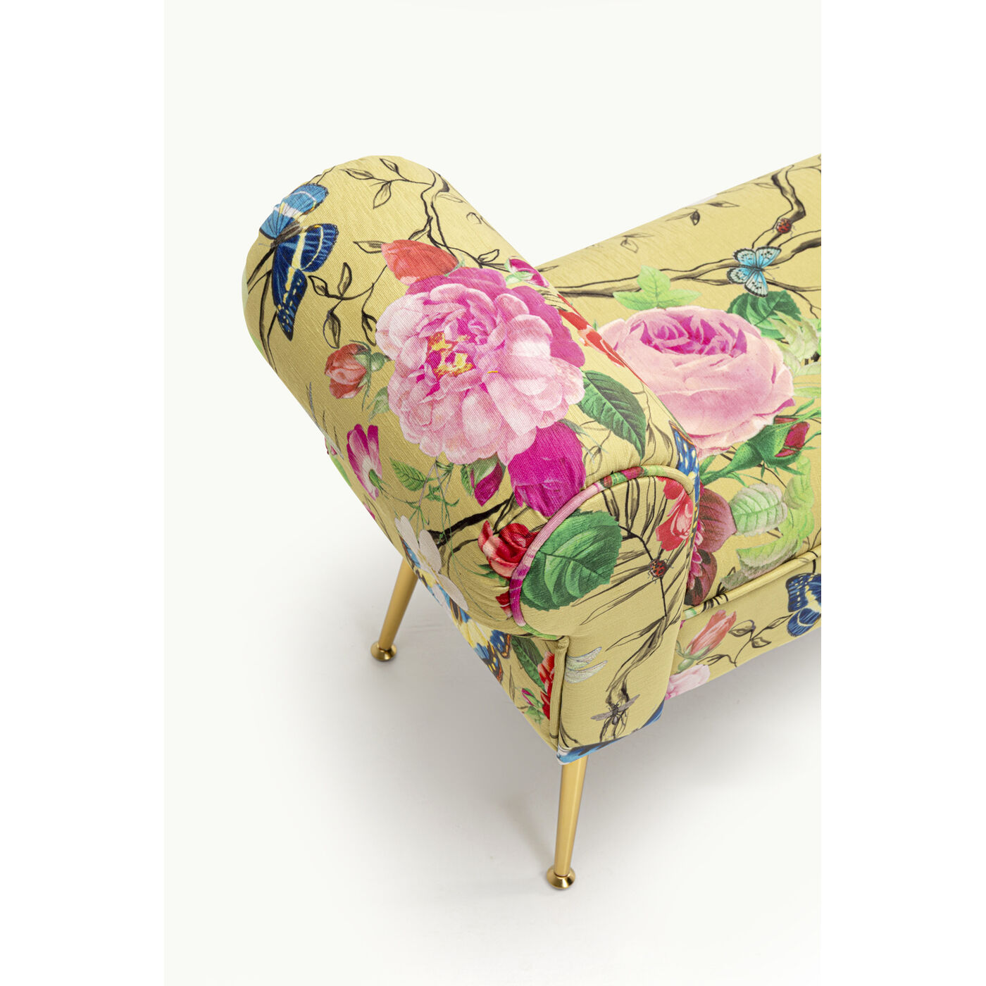 Скамья Wing Flower Fever Yellow 100cm