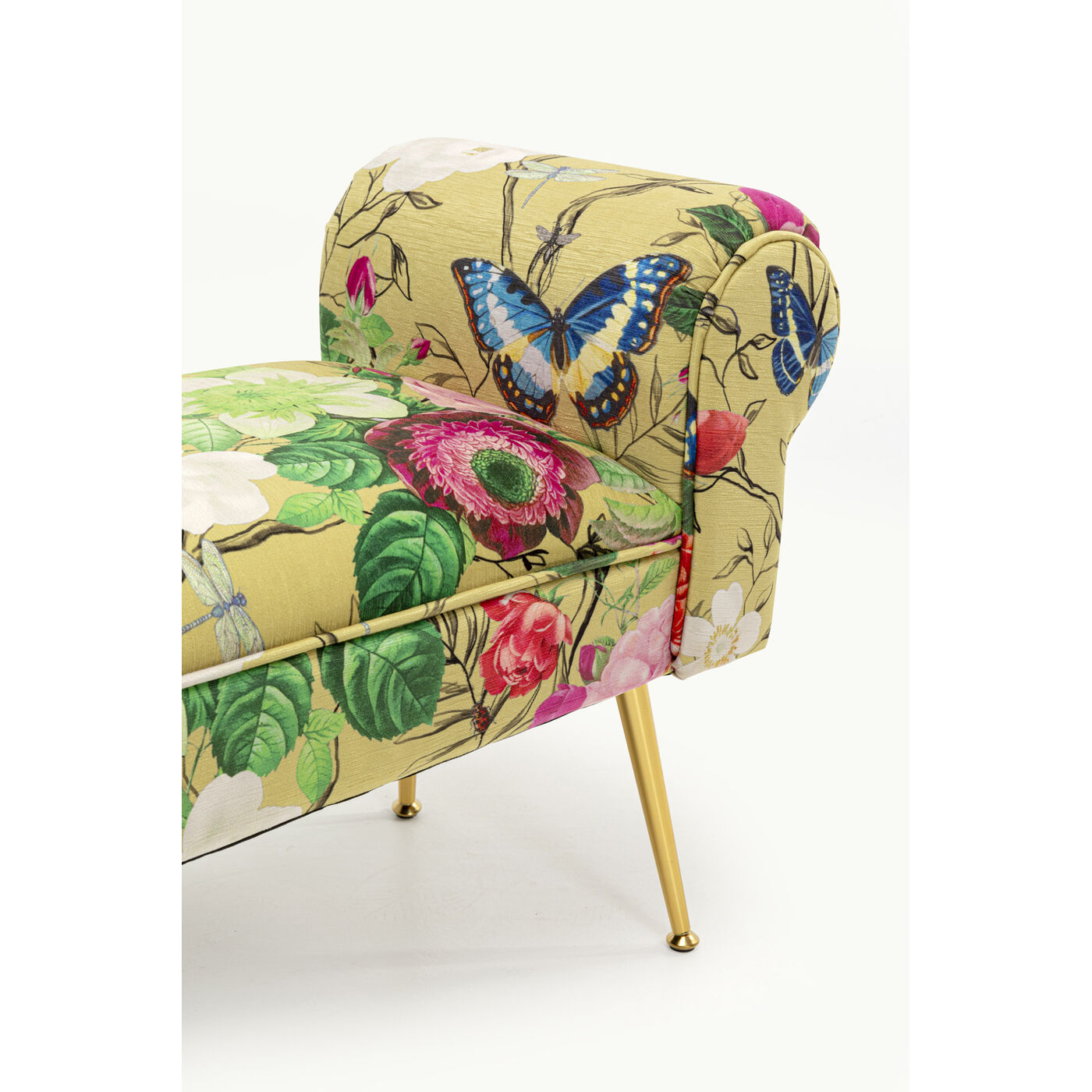 Скамья Wing Flower Fever Yellow 100cm