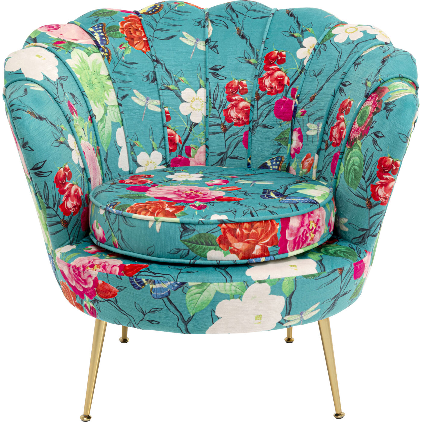 Кресло Water Lily Gold Flower Fever Blue