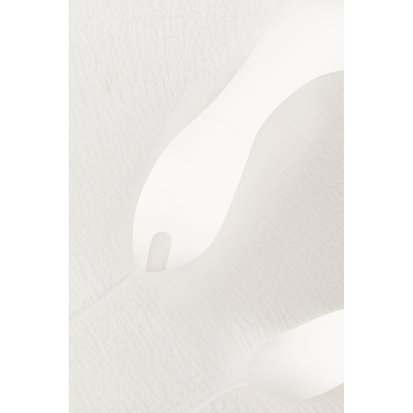 Стул с подлокотниками  KARE x Karim Rashid Soft Petal White Mono