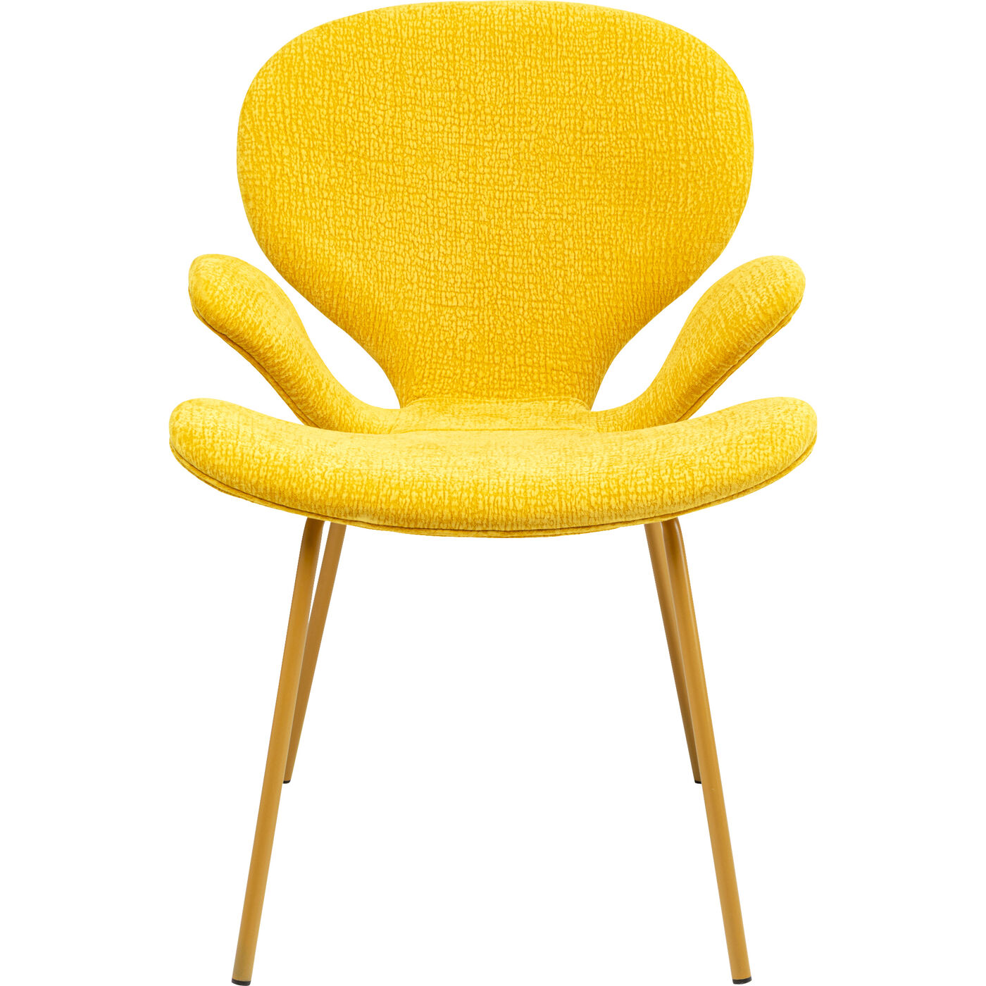 Стул с подлокотниками Soft Petal Yellow Mono