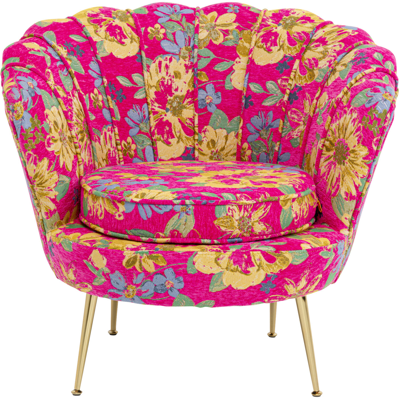 Кресло Water Lily Gold Flower Fever Pink