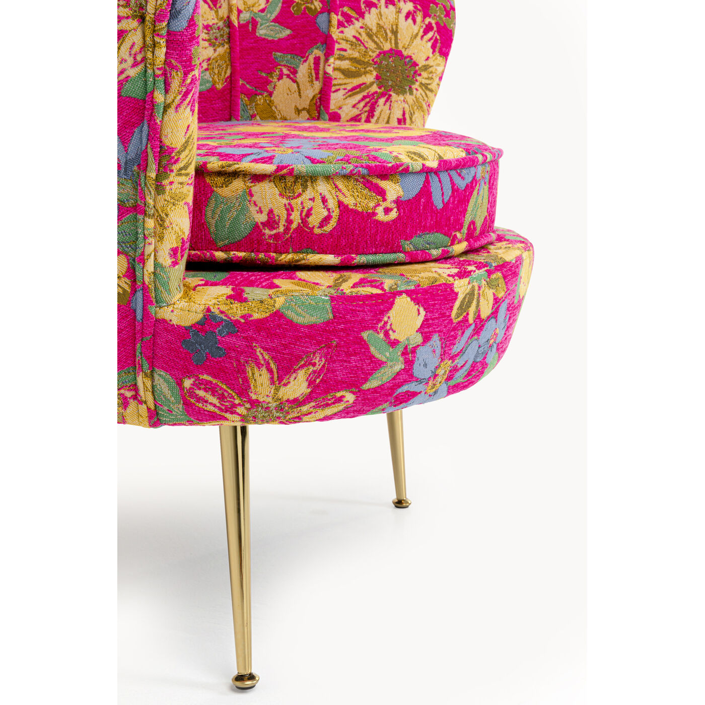 Кресло Water Lily Gold Flower Fever Pink