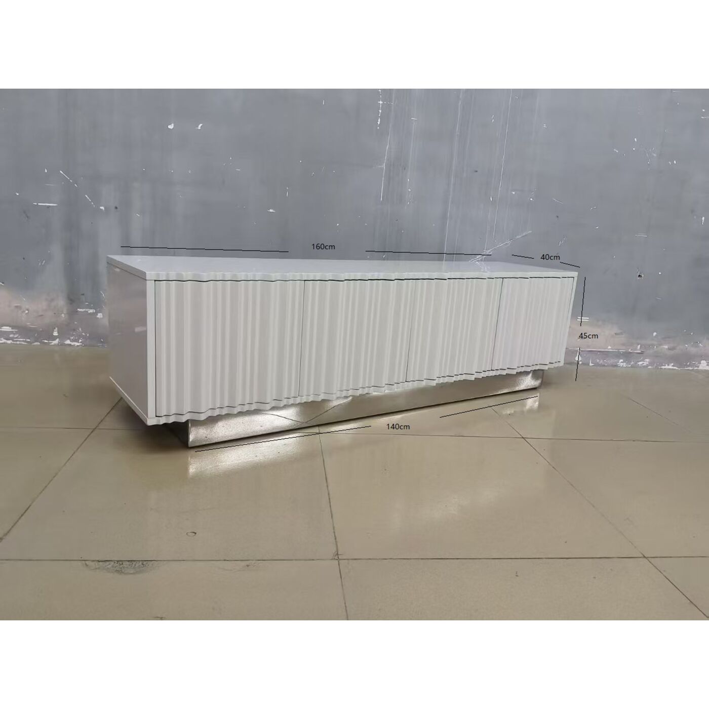 Комод Stucco Grey 160x45cm