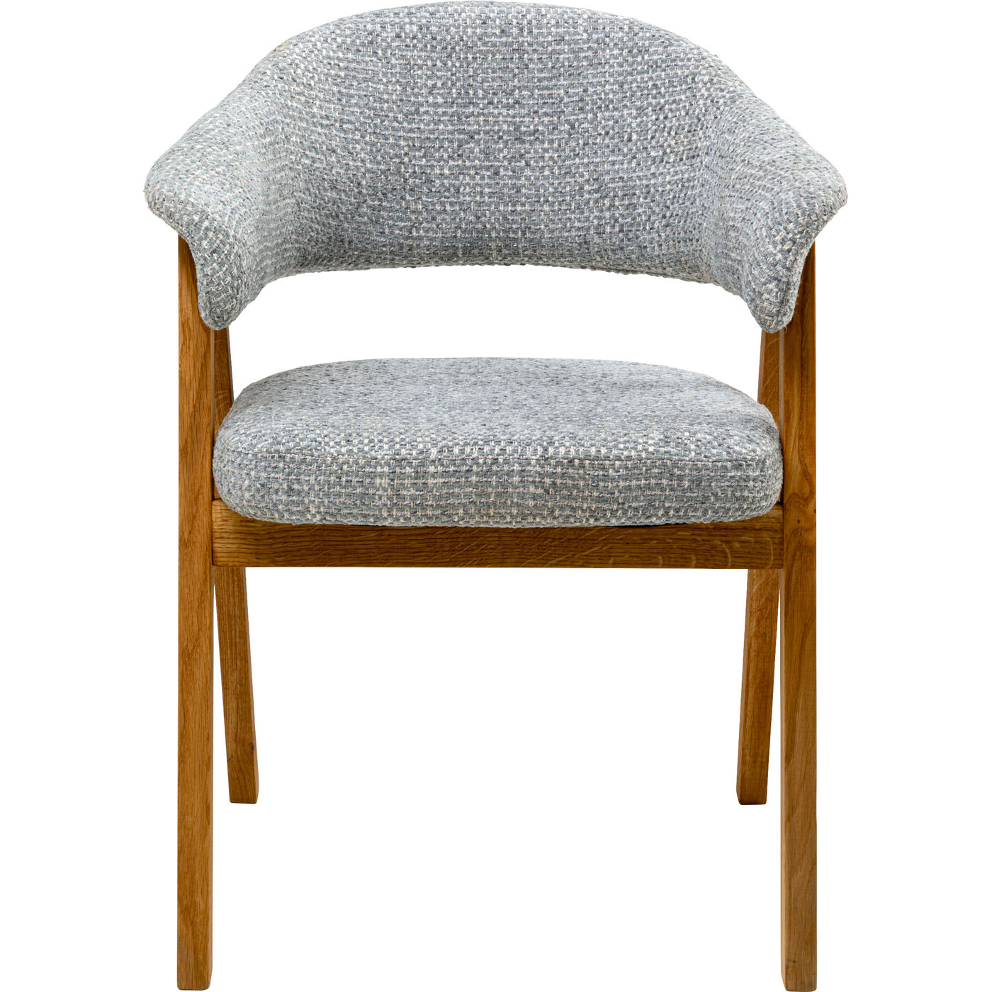 Стул с подлокотниками Jonte Boucle Blue