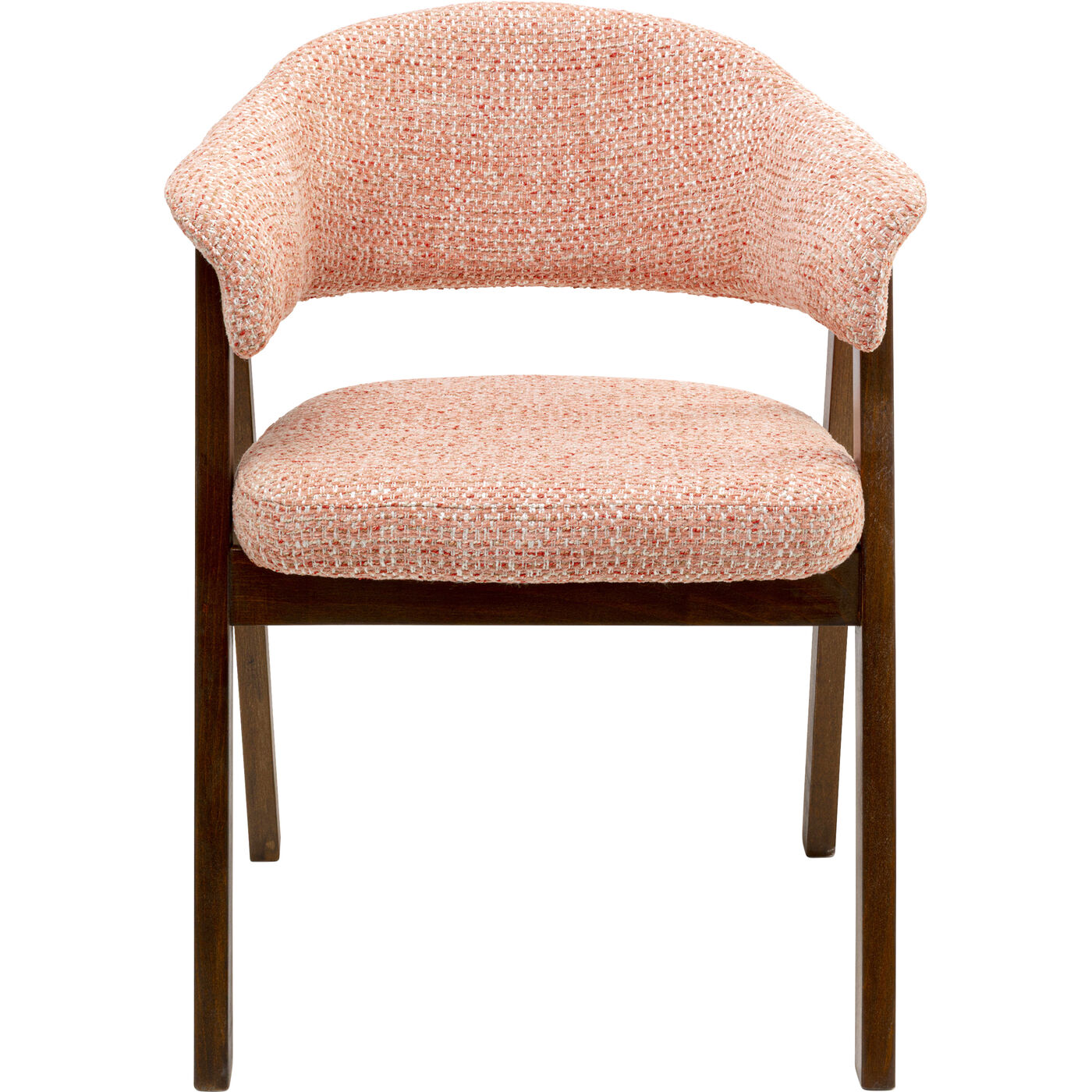 Стул с подлокотниками Jonte Boucle Coral