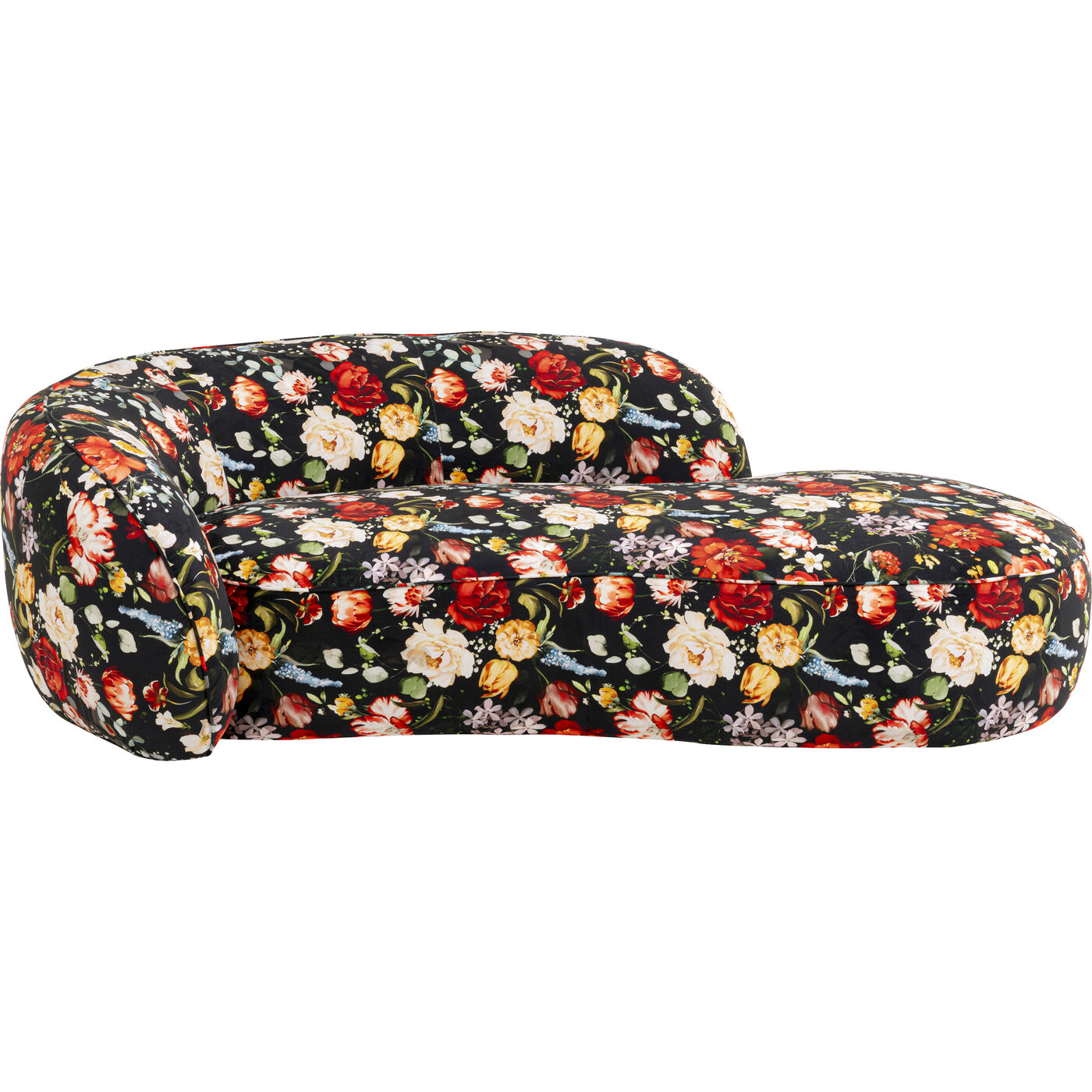 Диван Wonder Flowers Schwarz 250cm