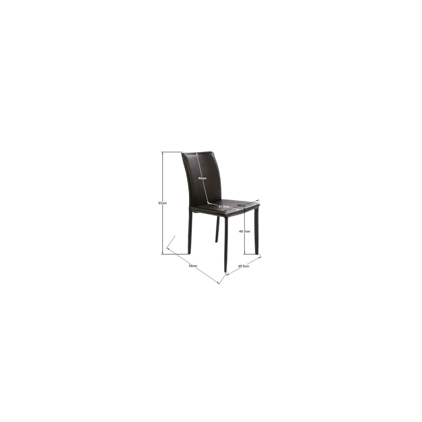 Стул Milano Brown