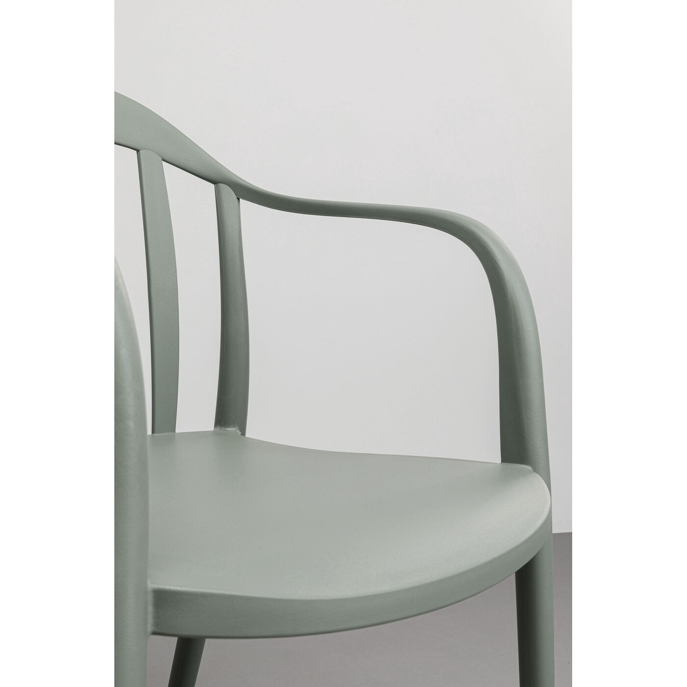 Стул с подлокотниками Flores Grey Green