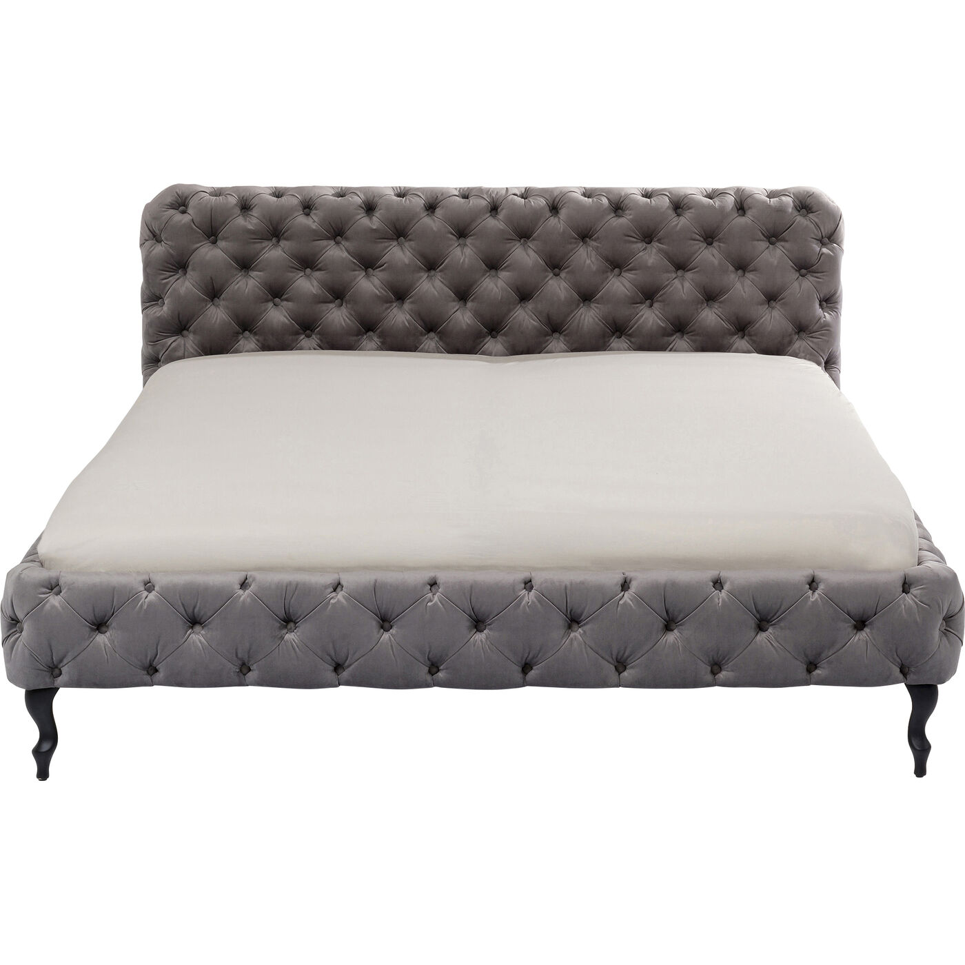 Каркас кровати Velvet Silver Grey 200x200 см