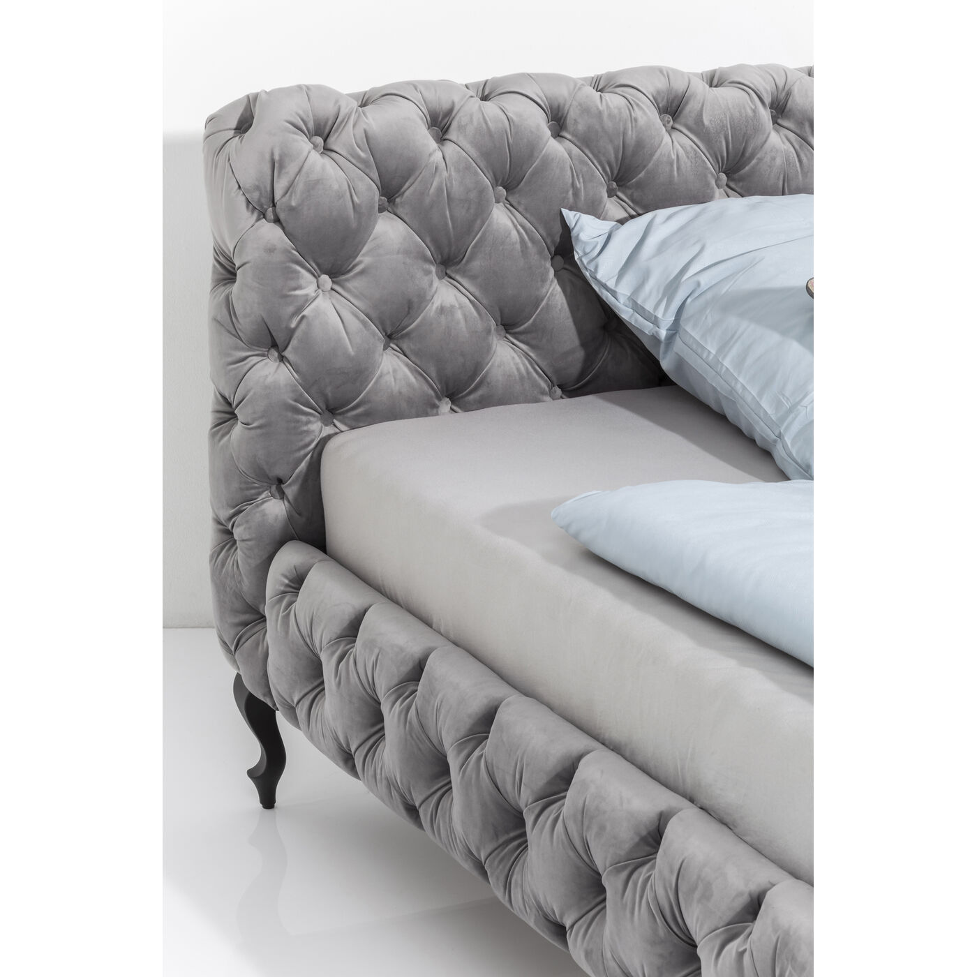 Каркас кровати Velvet Silver Grey 160x200 см