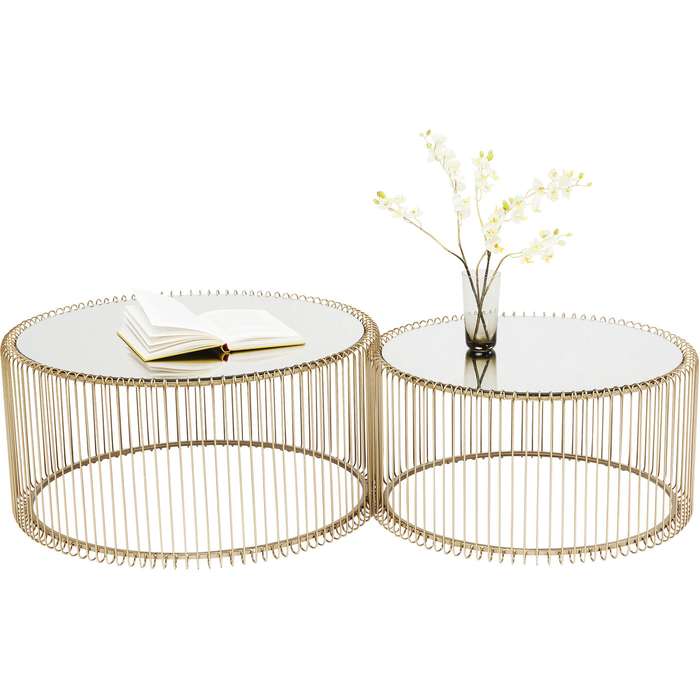 Стол кофейный Wire Brass (2 шт)