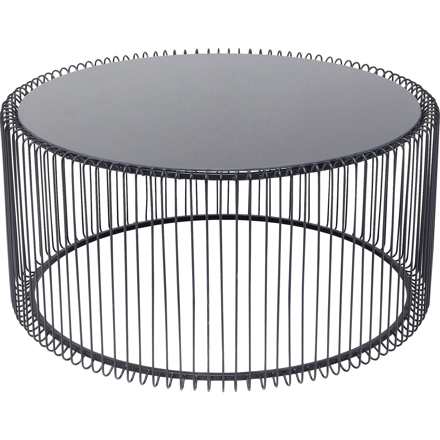 Стол кофейный Wire Uno Black Ø80 см