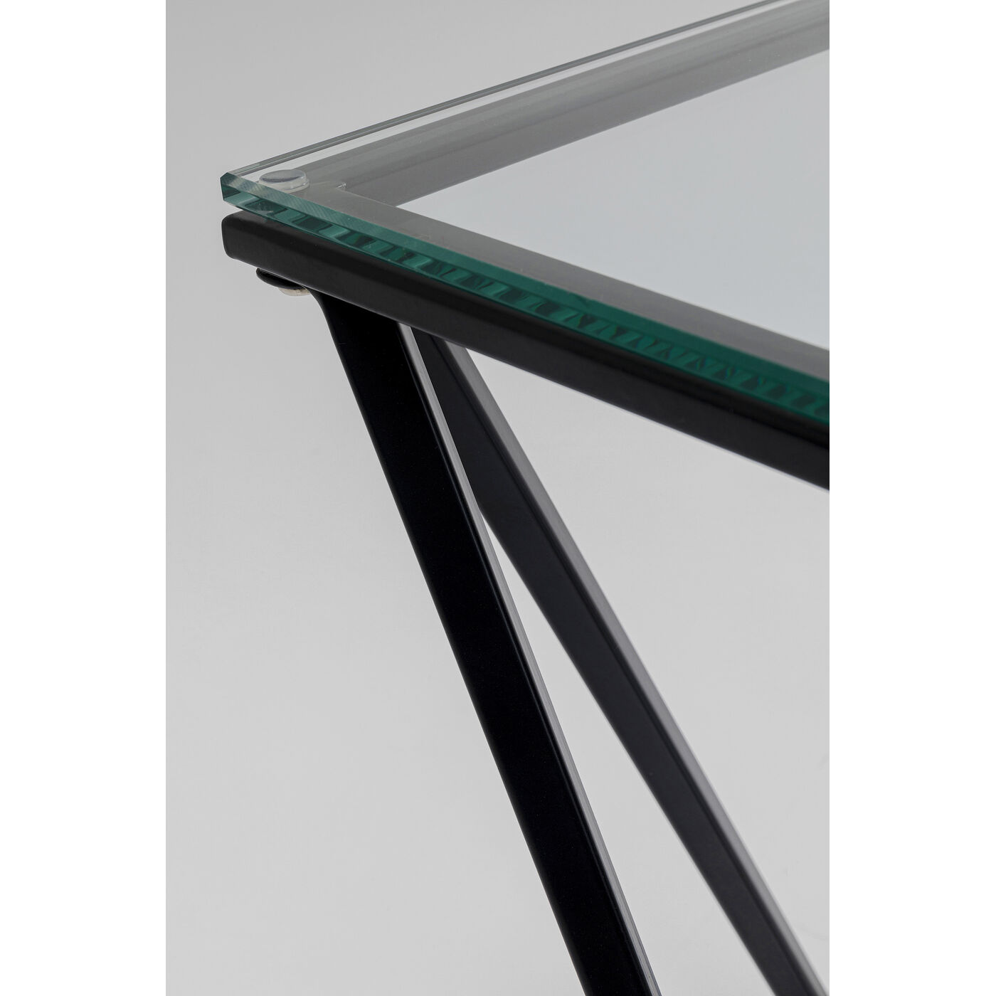 Стол приставной Cristallo Black 50x50 см