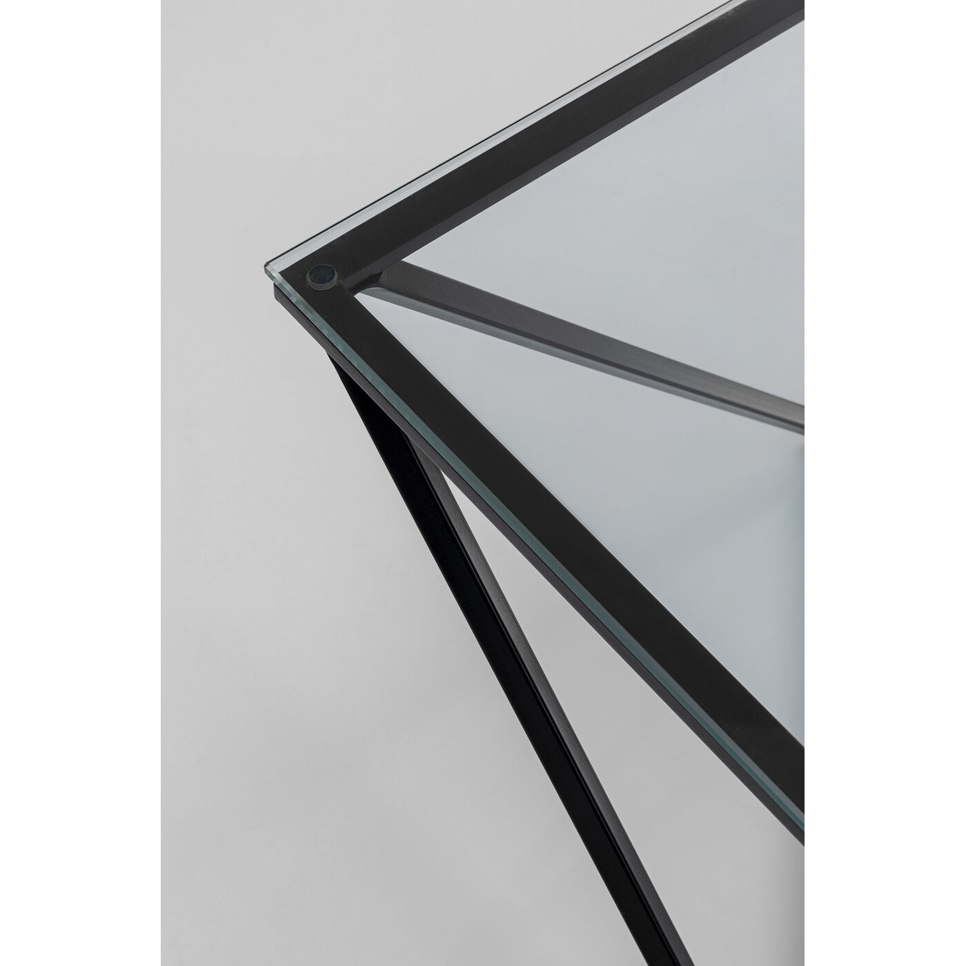 Стол кофейный Cristallo Black 80x80 см