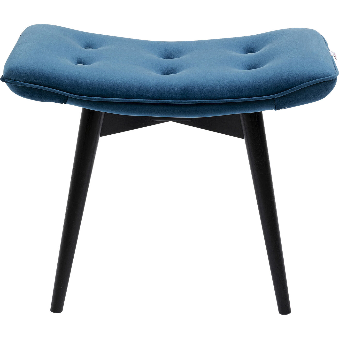 Пуф Black Vicky Velvet Bluegreen 46x59 см
