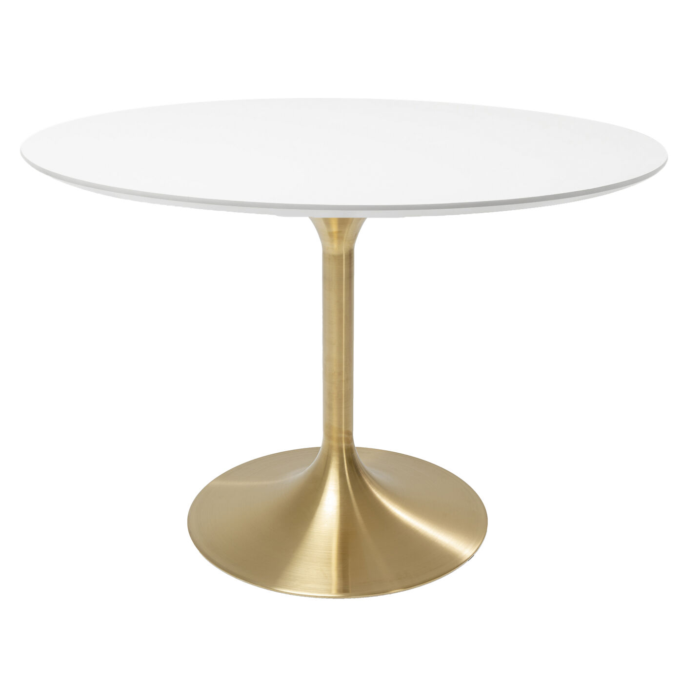 Стол Invitation Set White Brass Ø120 см