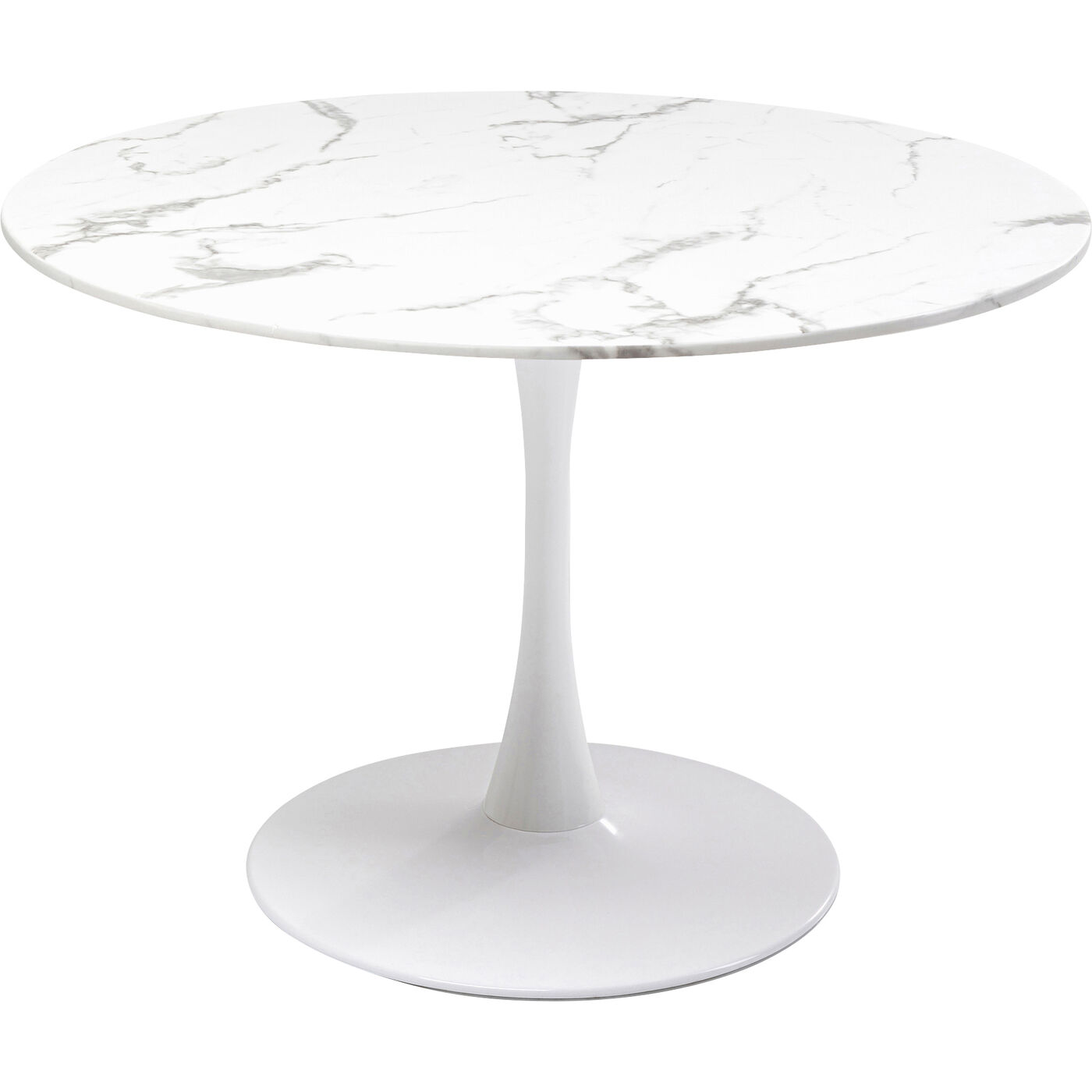Стол Veneto Marble White Ø110 см