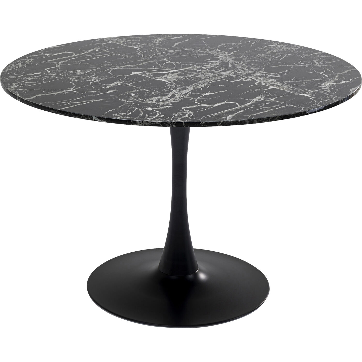 Стол Veneto Marble Black Ø110 см