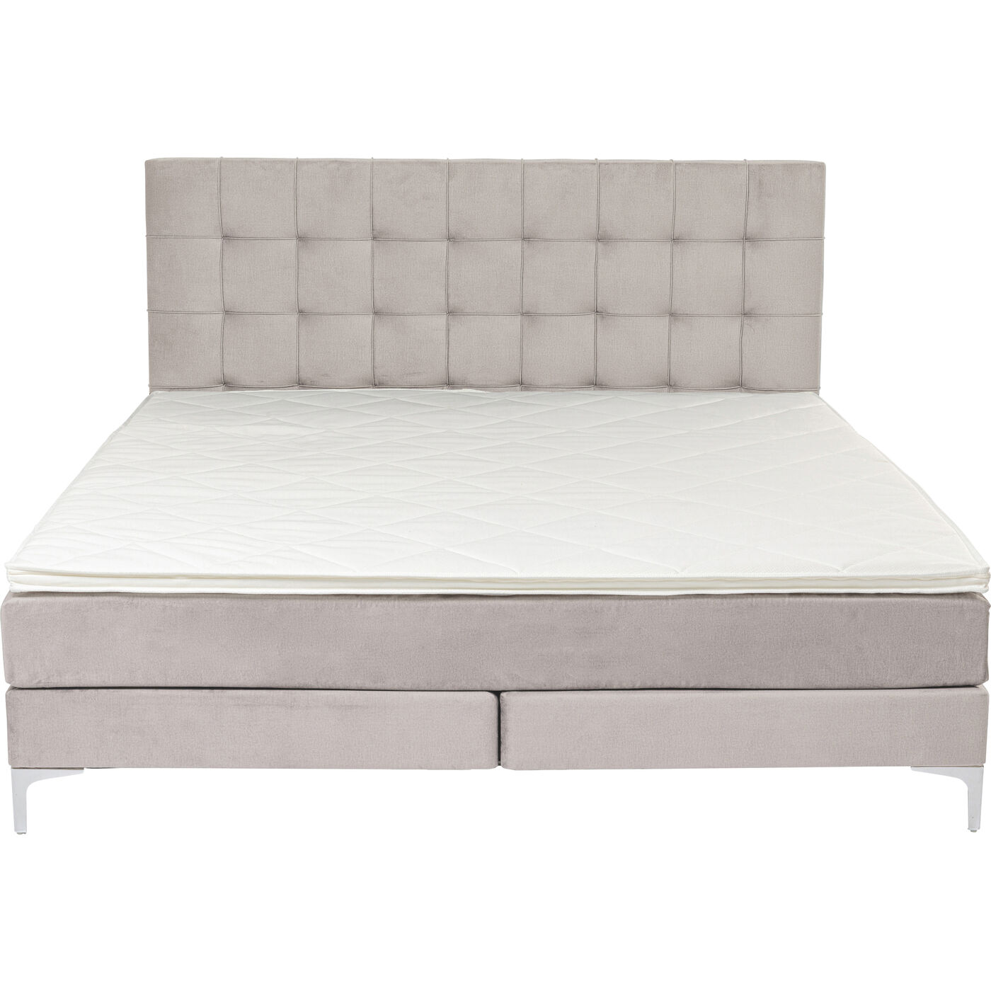Кровать Boxspring с пружинным матрасом Benito Star Cream 160x200 см