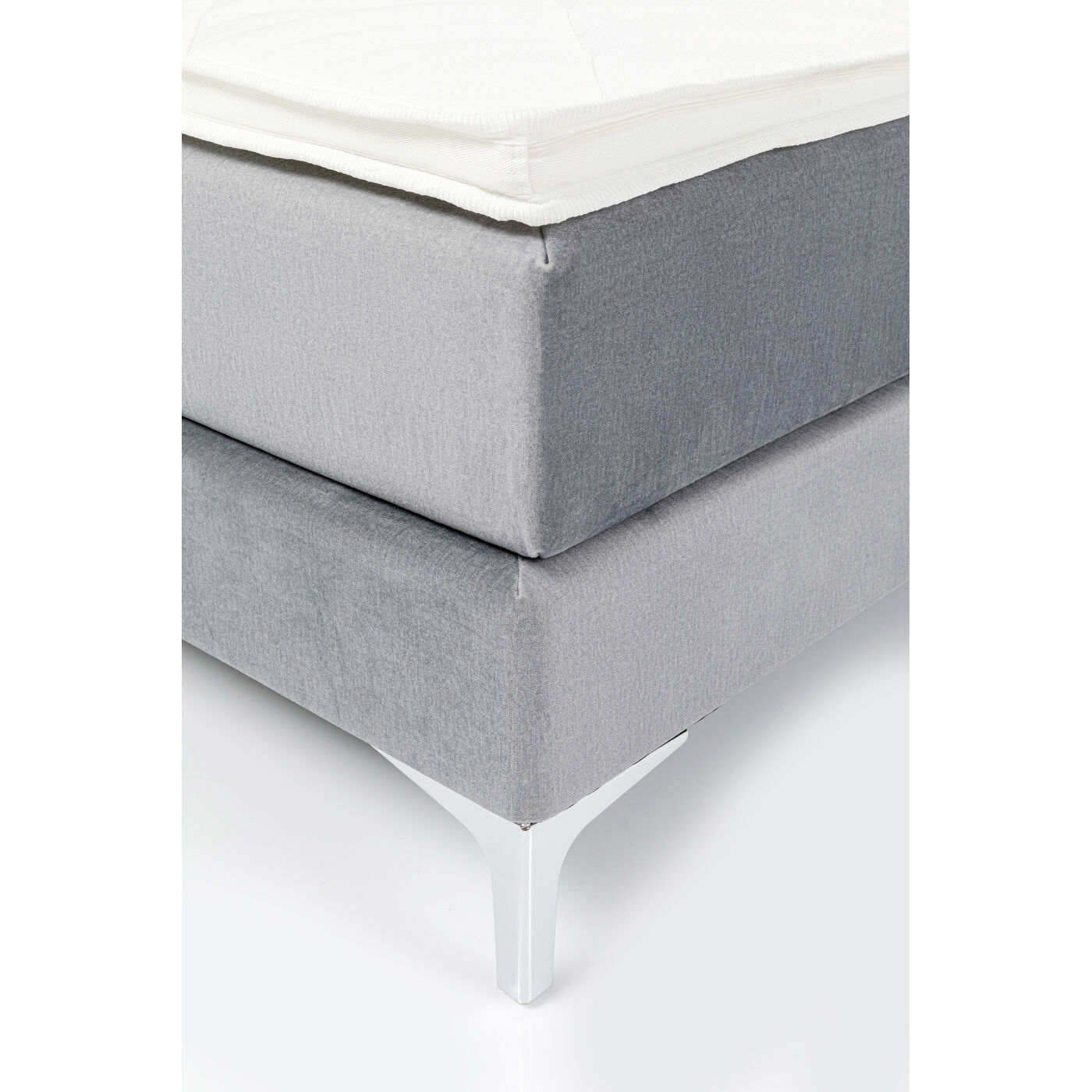 Кровать Boxspring с пружинным матрасом Benito Star Grey 160x200 см