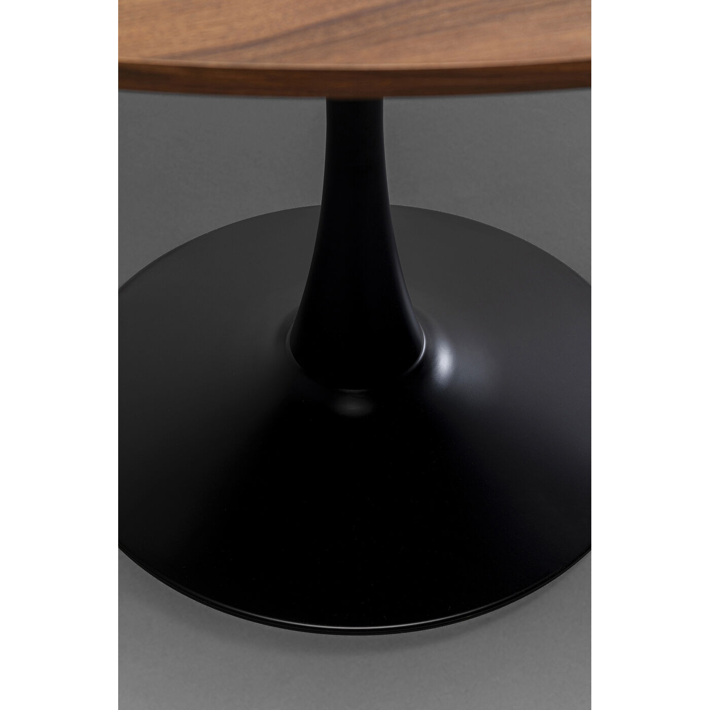 Стол Schickeria Walnut Print Black Ø110 см