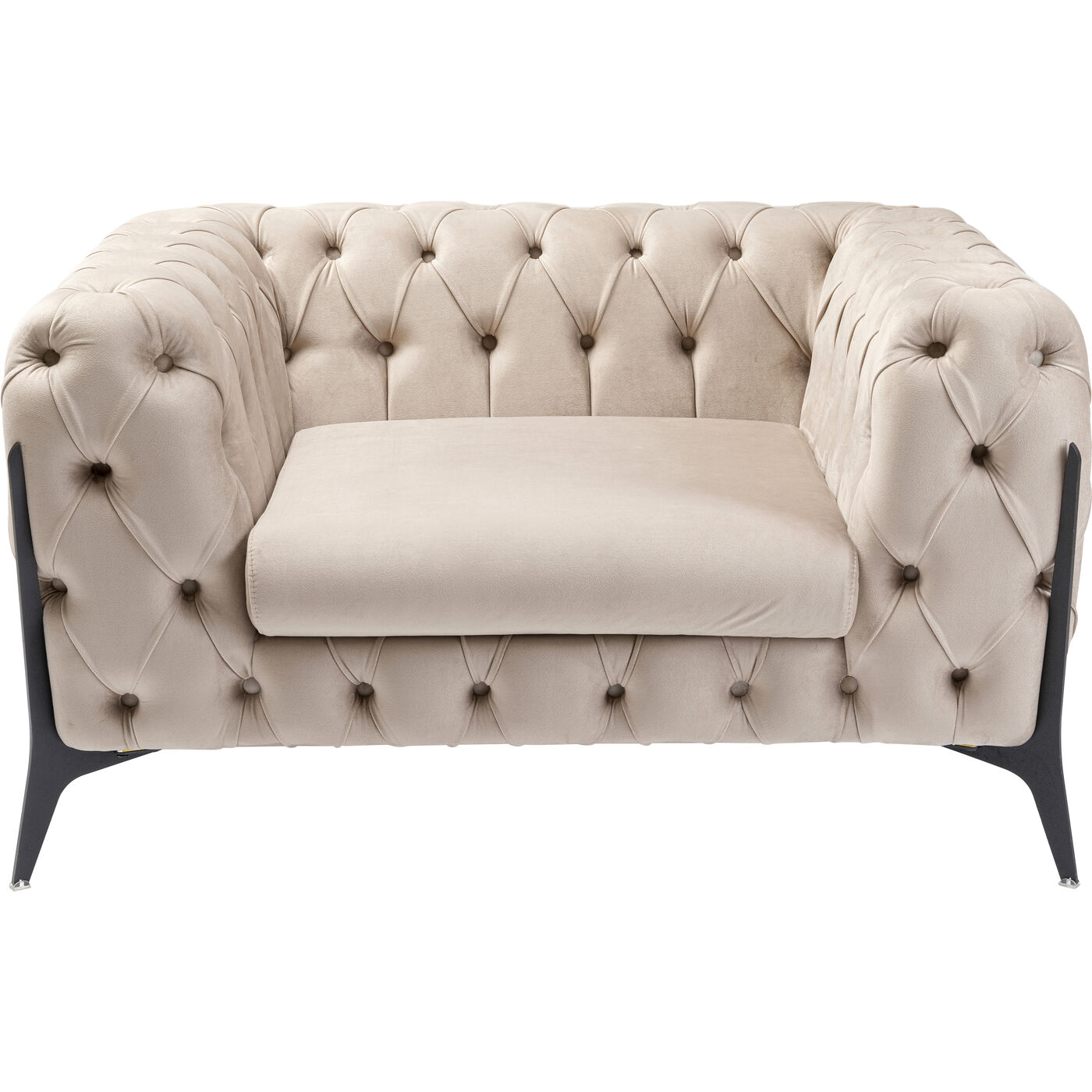Кресло Bellissima Velvet Beige 120 см