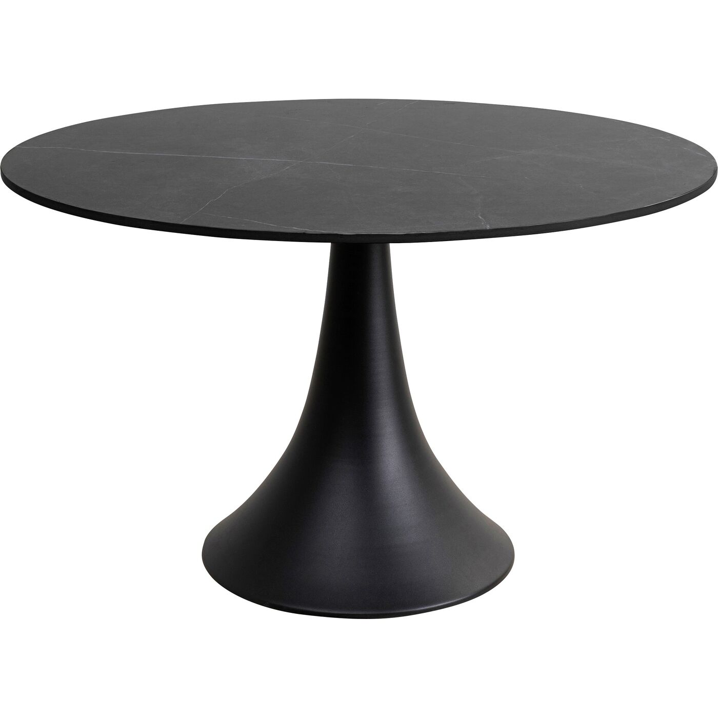 Стол обеденный Grande Possibilita Ceramic Black Ø110см