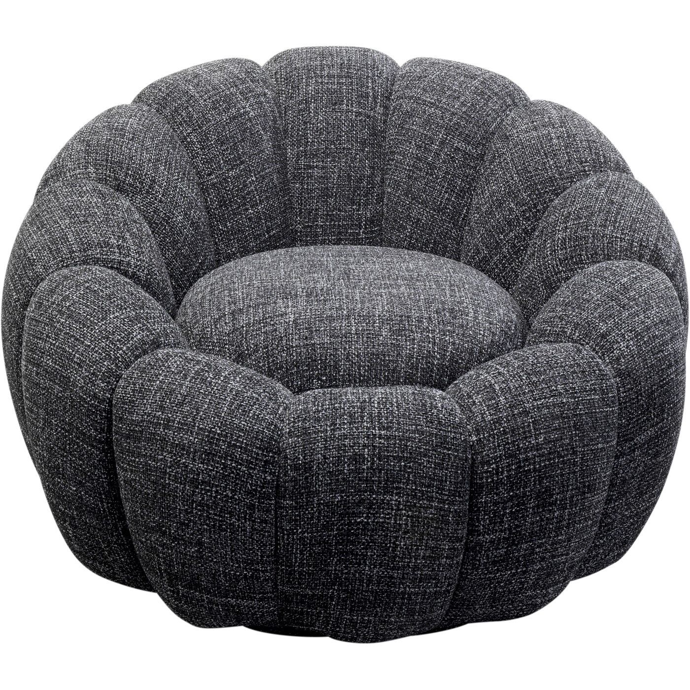 Кресло вращающееся Peppo Bloom Melange Black