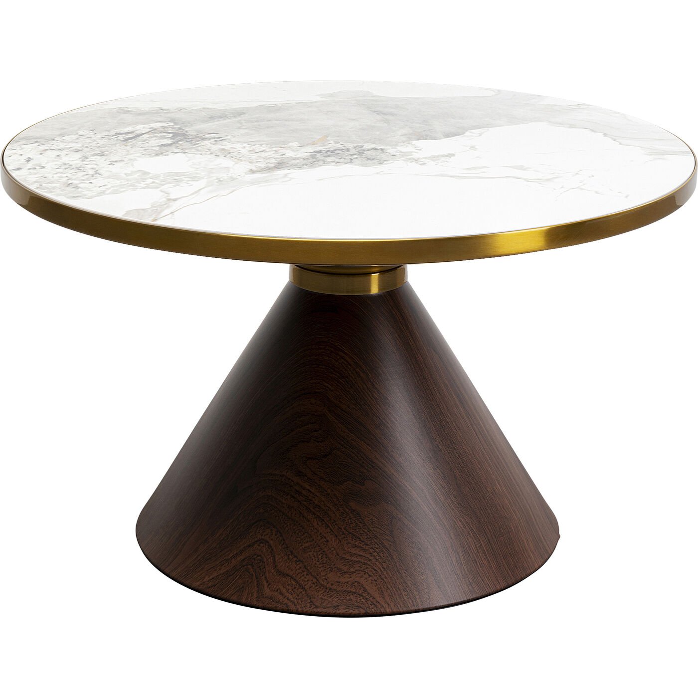 Стол кофейный Cono Marble Ø70 см