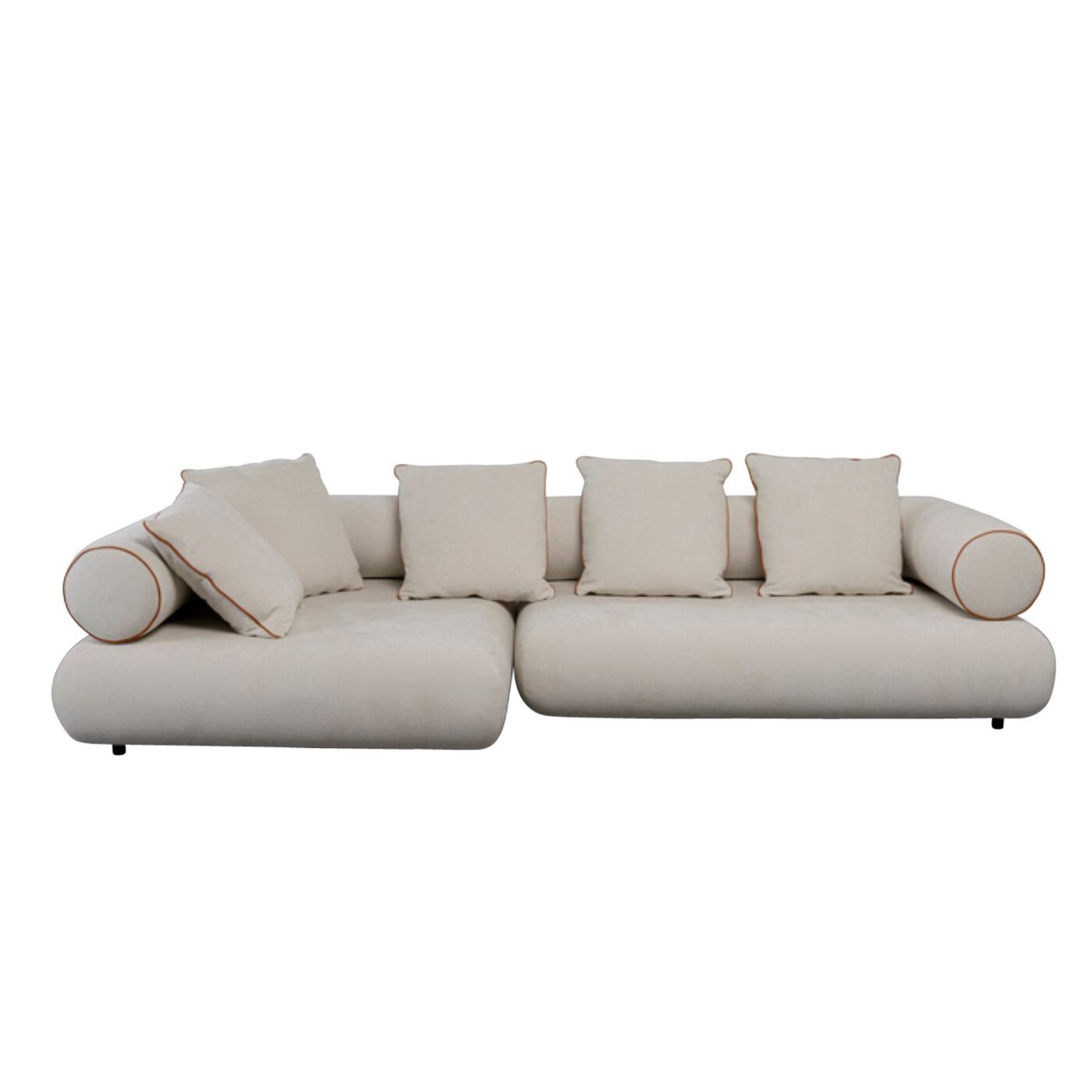 Диван левосторонний угловой Splendido Creme Left 327cm