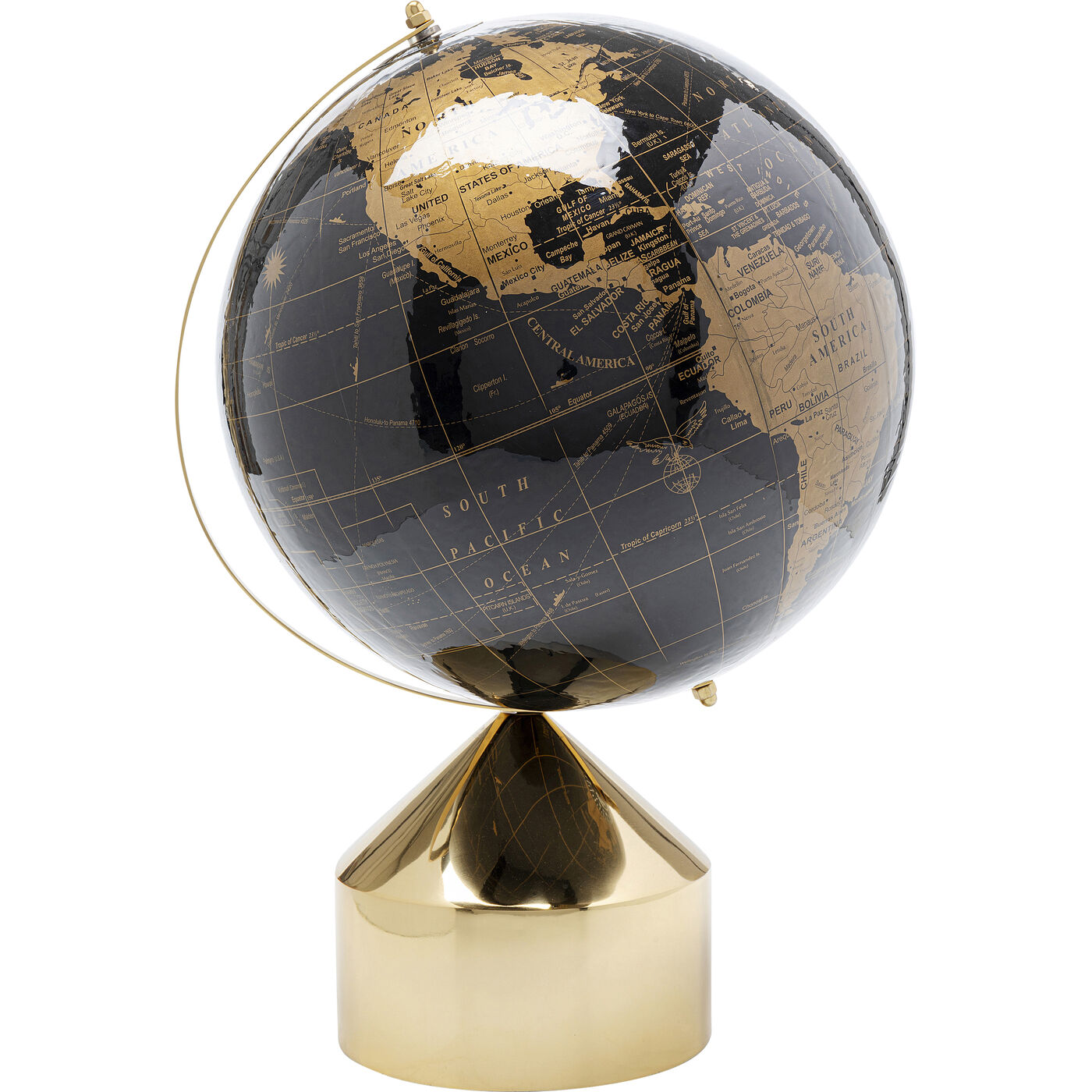 Объект декоративный Globe Top Gold 47 см