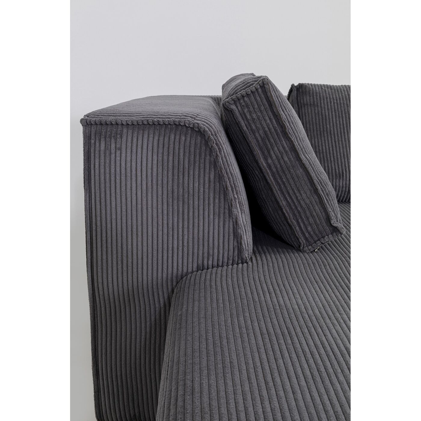 Диван левосторонний угловой Infinity Ottomane Cord Grey Left