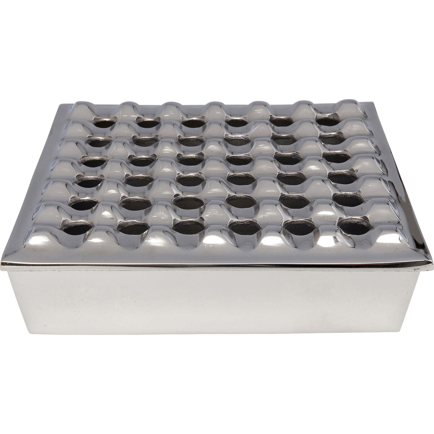 Пепельница Soho Square Silver 25x25 см