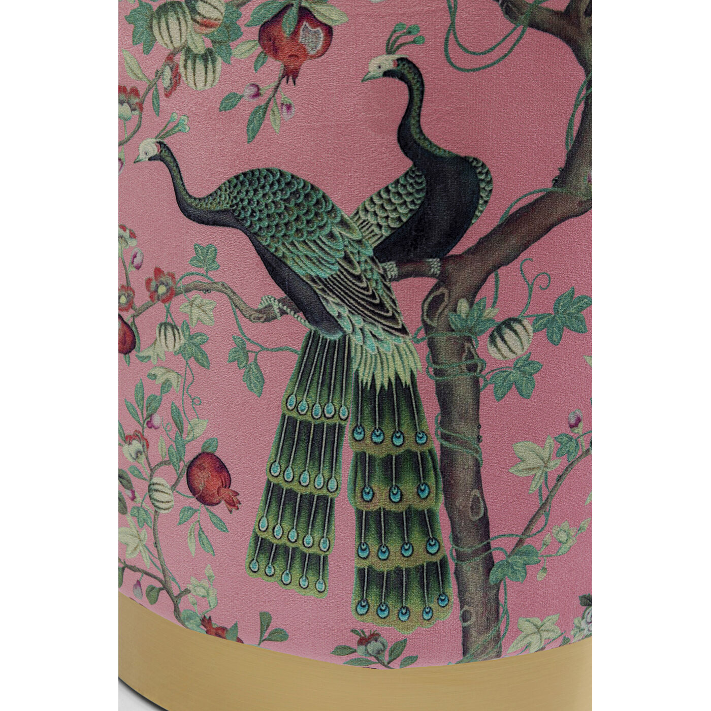 Пуф Cherry Peacock Brass Ø32 см